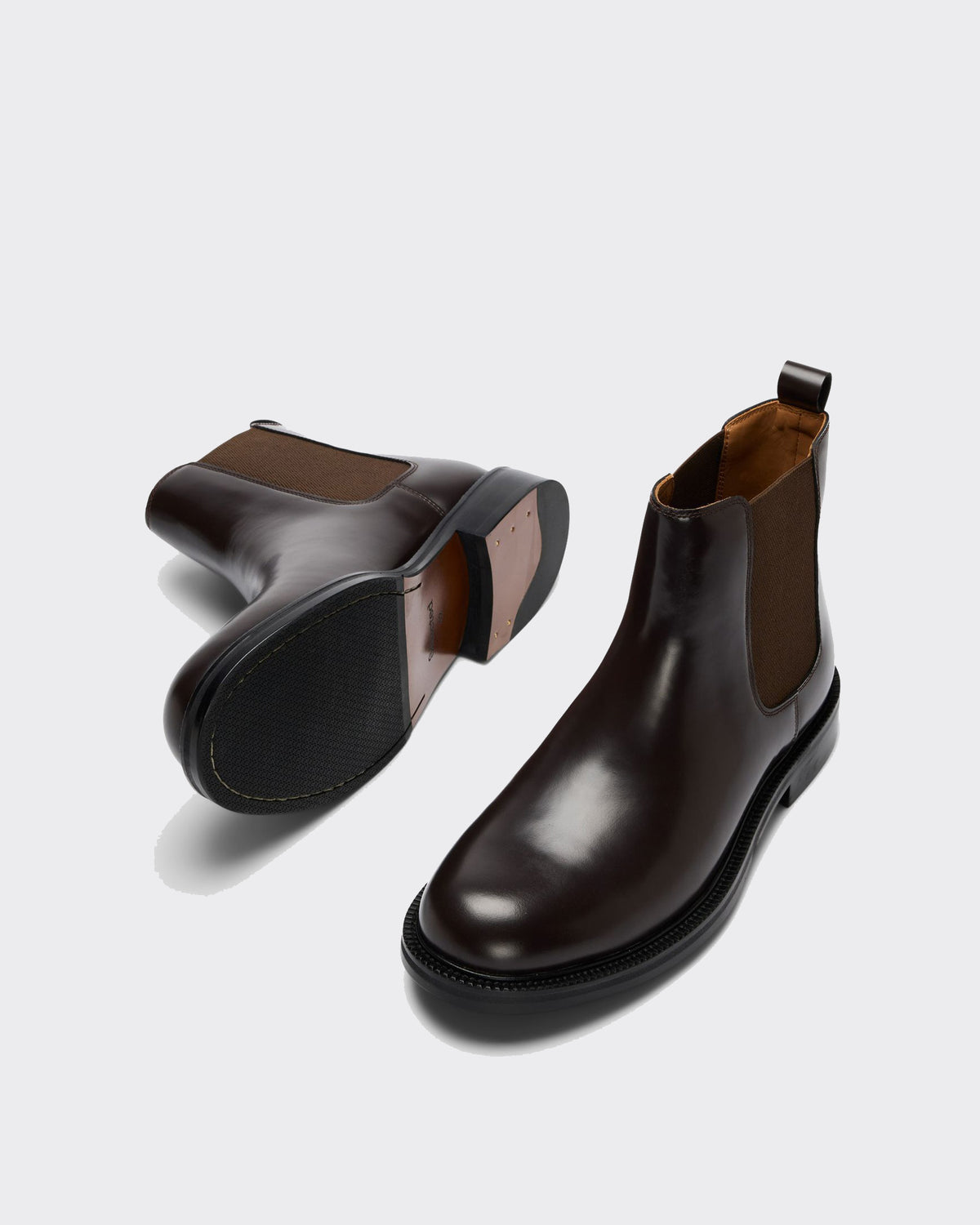 Stivale Chelsea Bobby Leather Demitasse