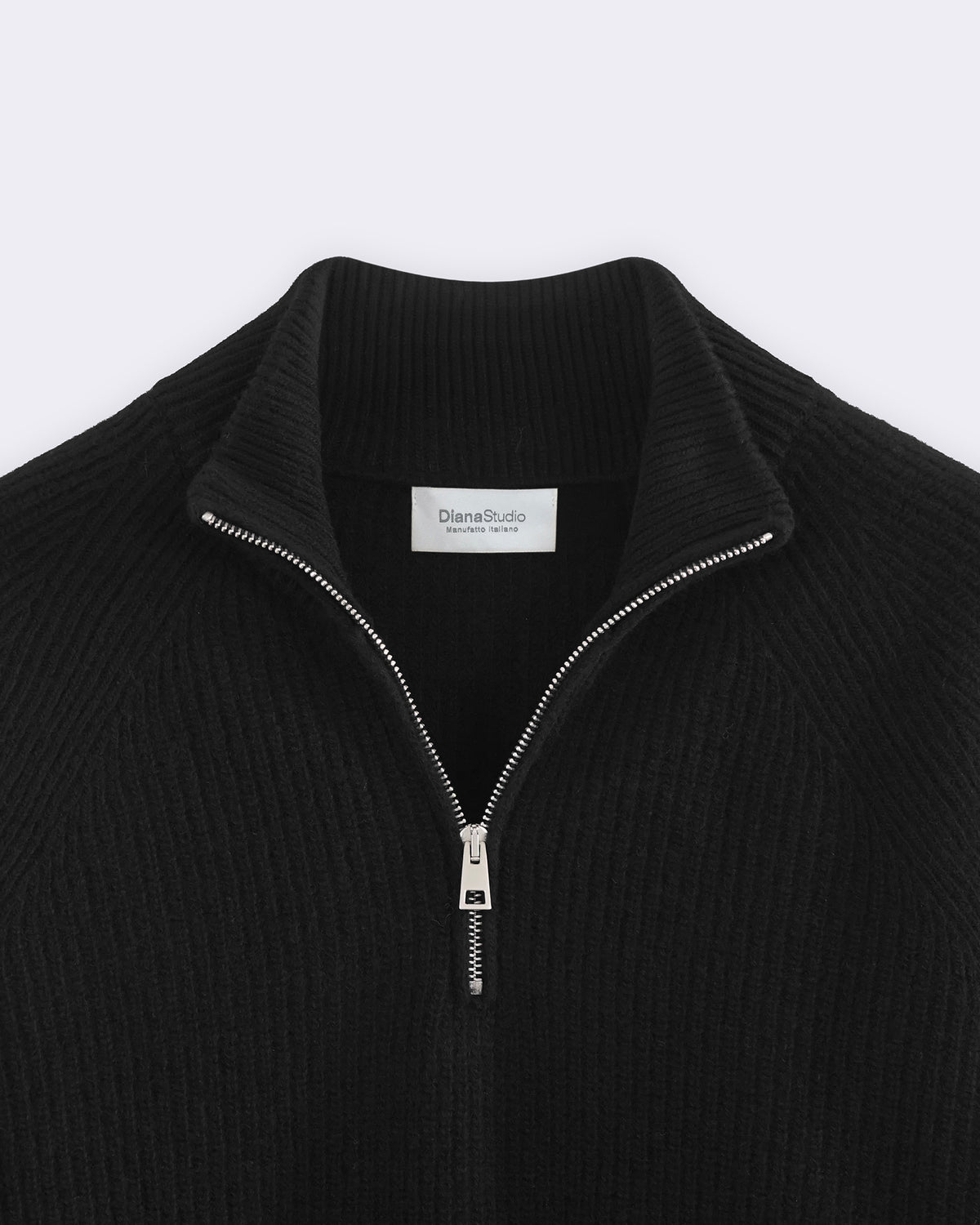 Maglione 1/2 ZIip Nero