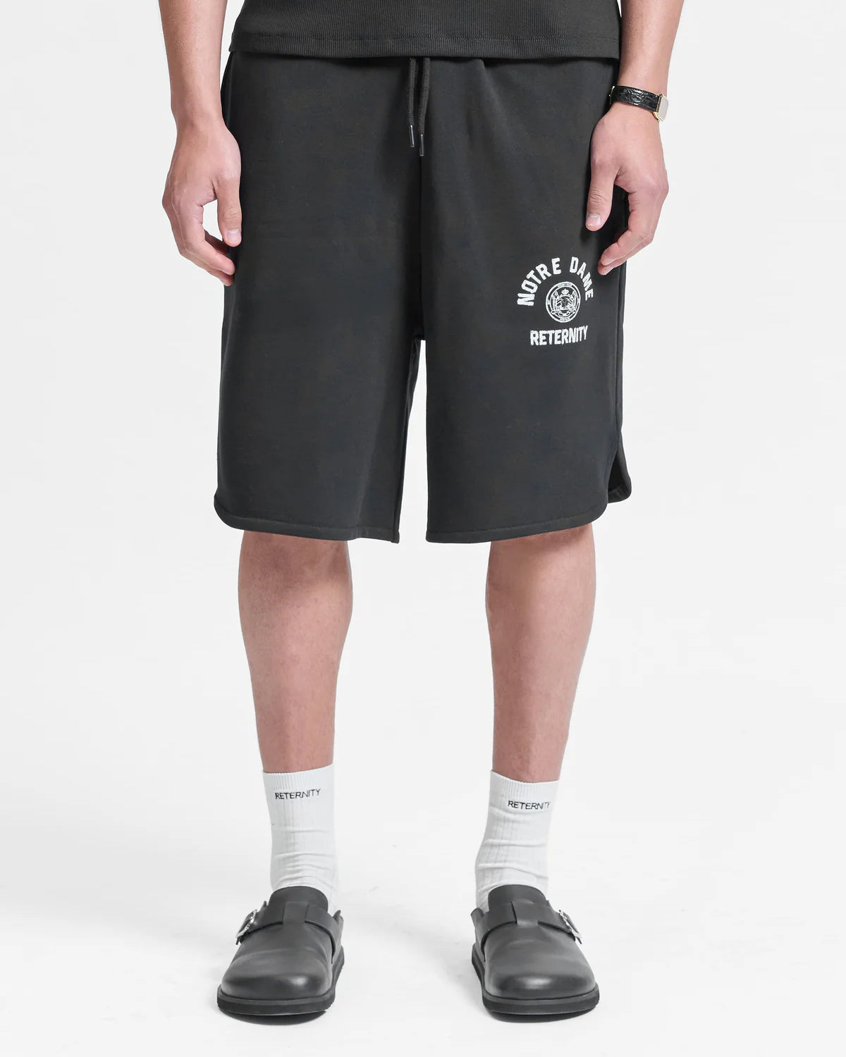 Shorts Cotton Notre Dame Neri