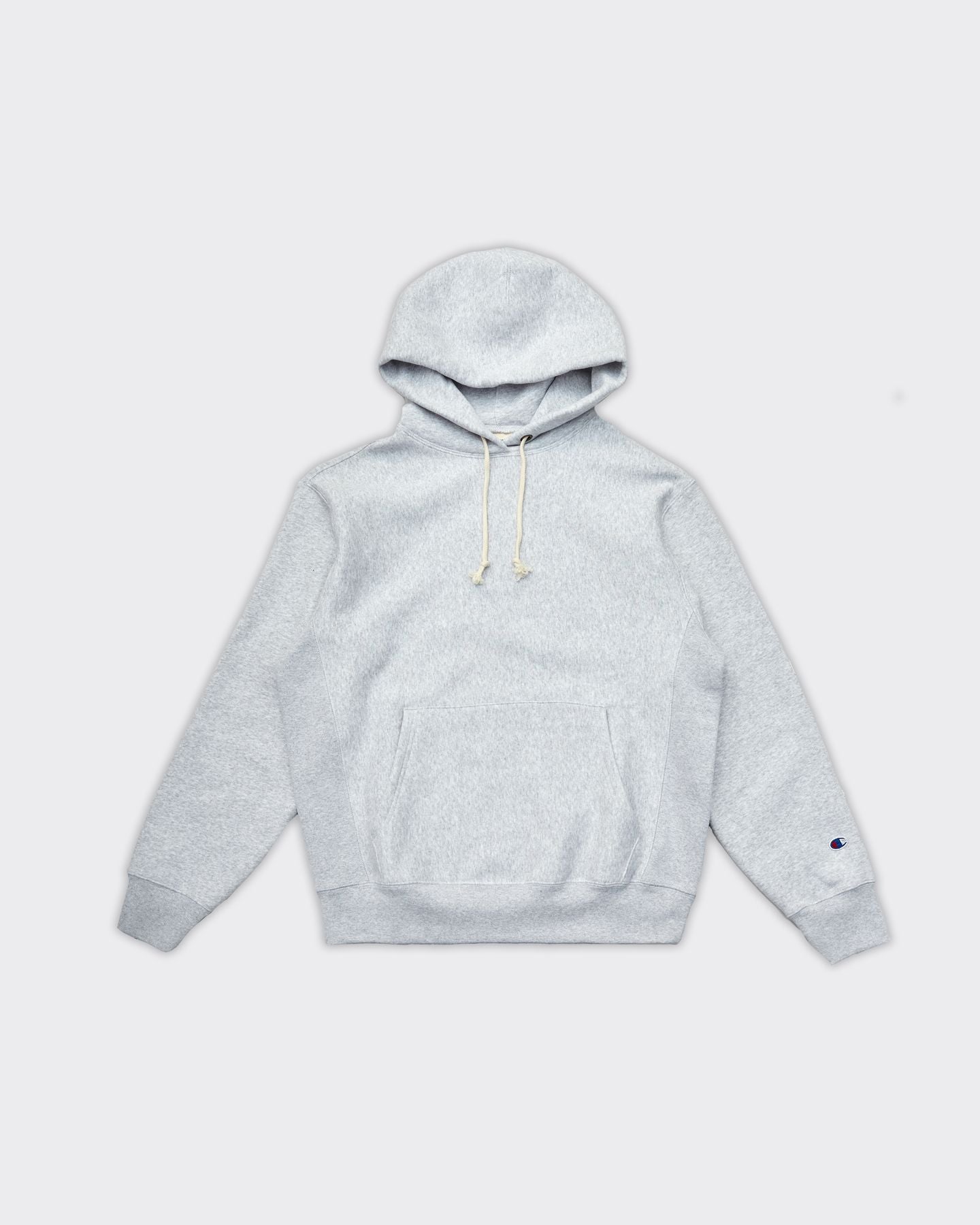 Reverse Weave Hoodie Grey