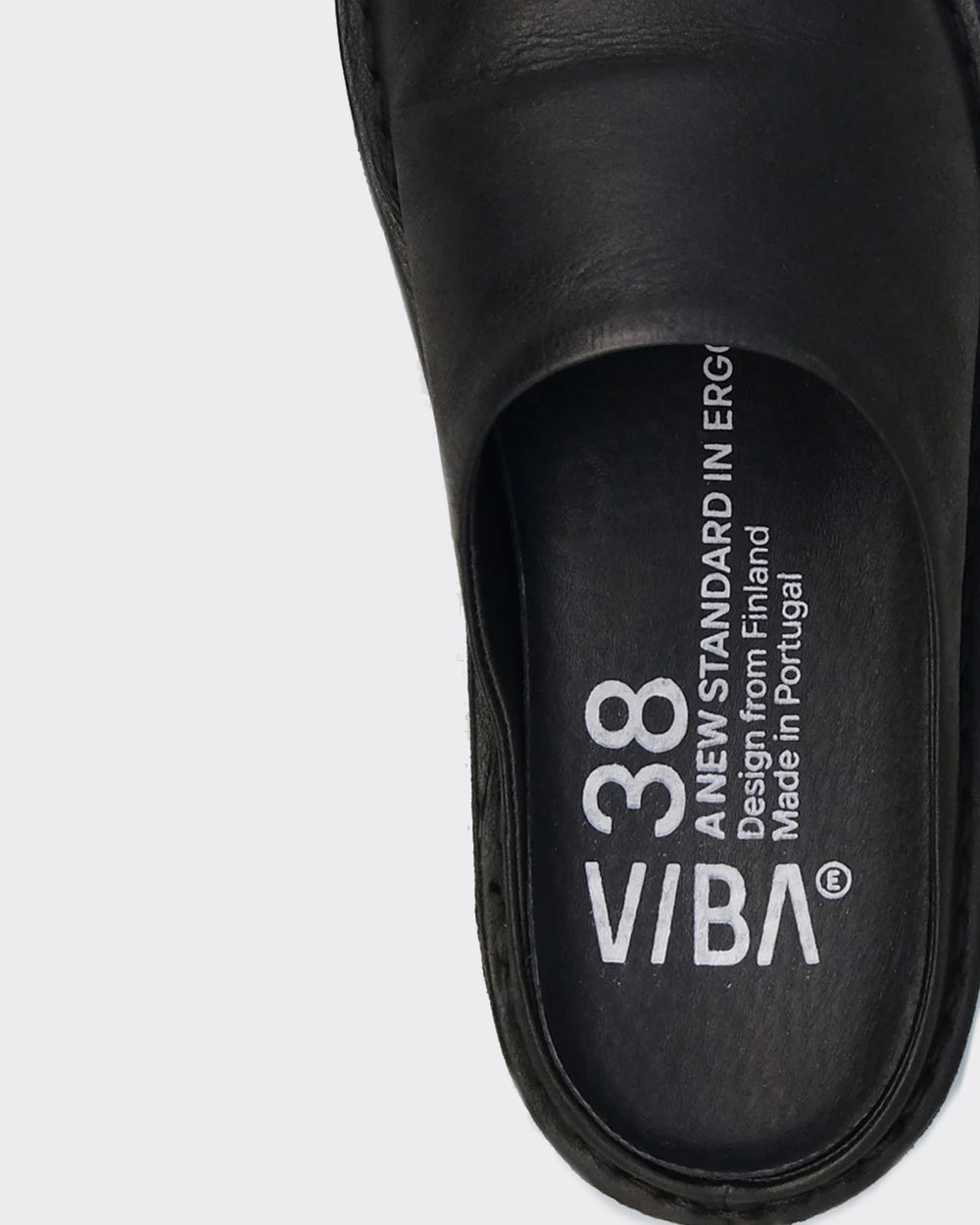 Ciabatta Roma Leather Preto Nera