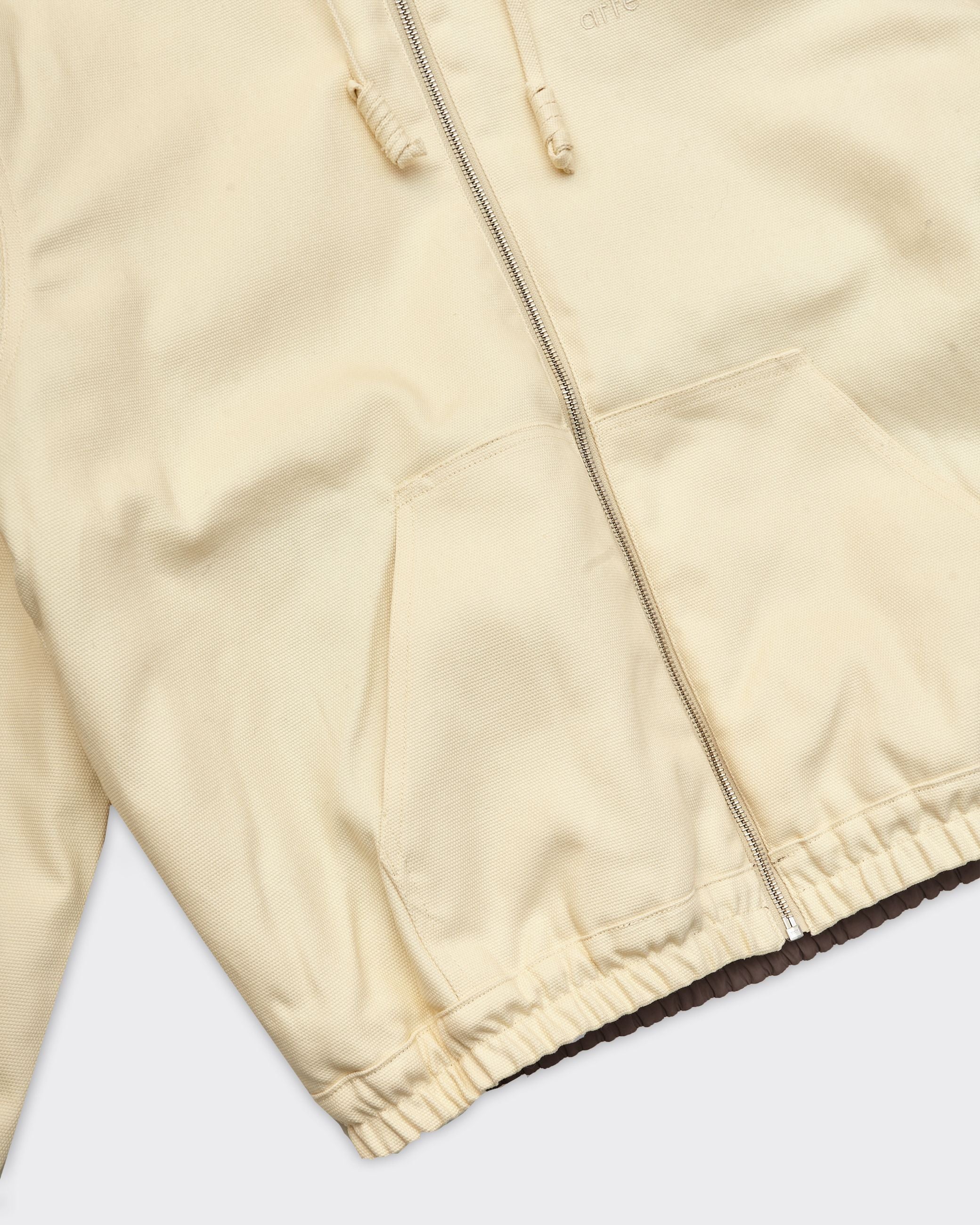 Hooded Reversible Cream Jacket