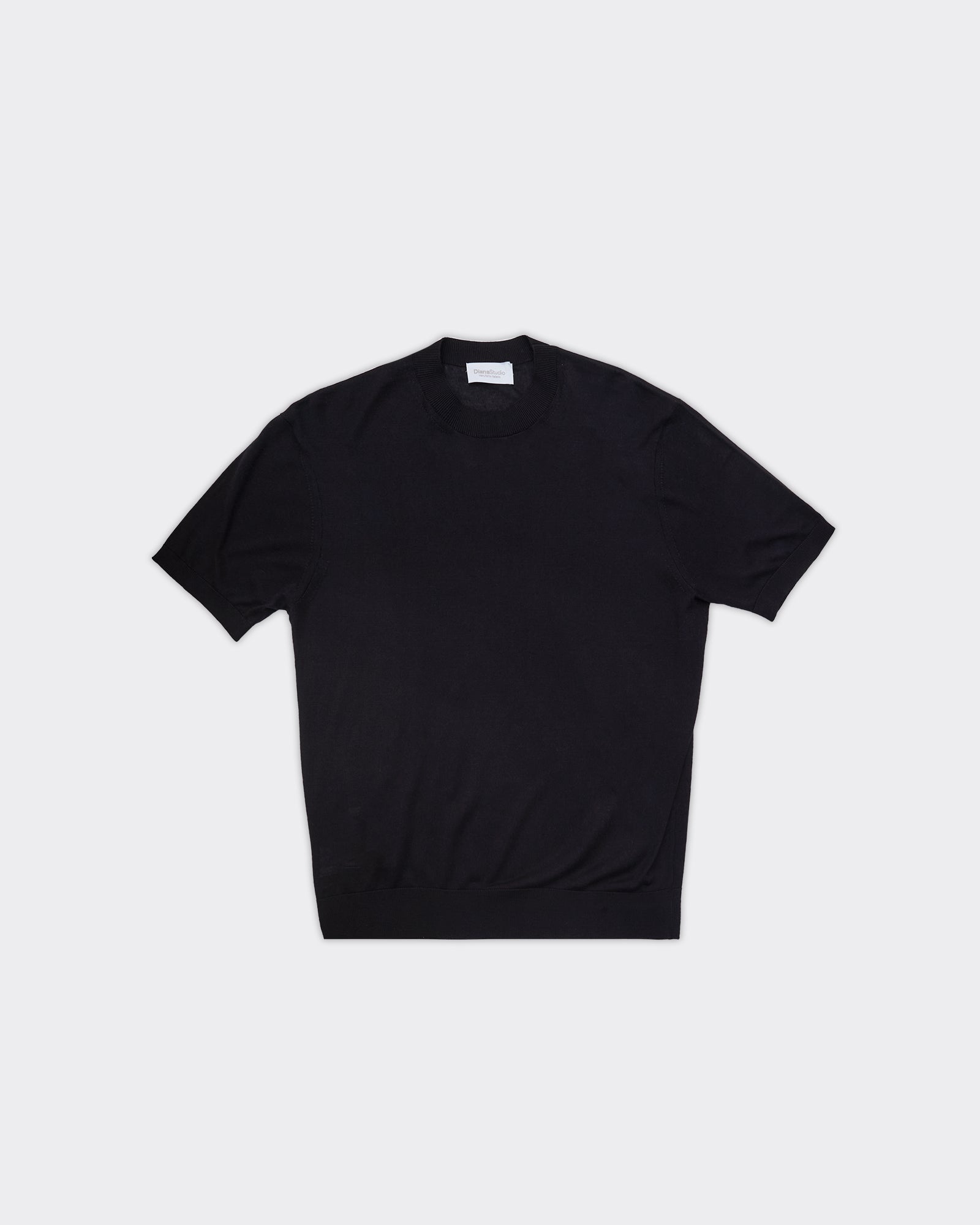 T-Shirt In Maglia Nera