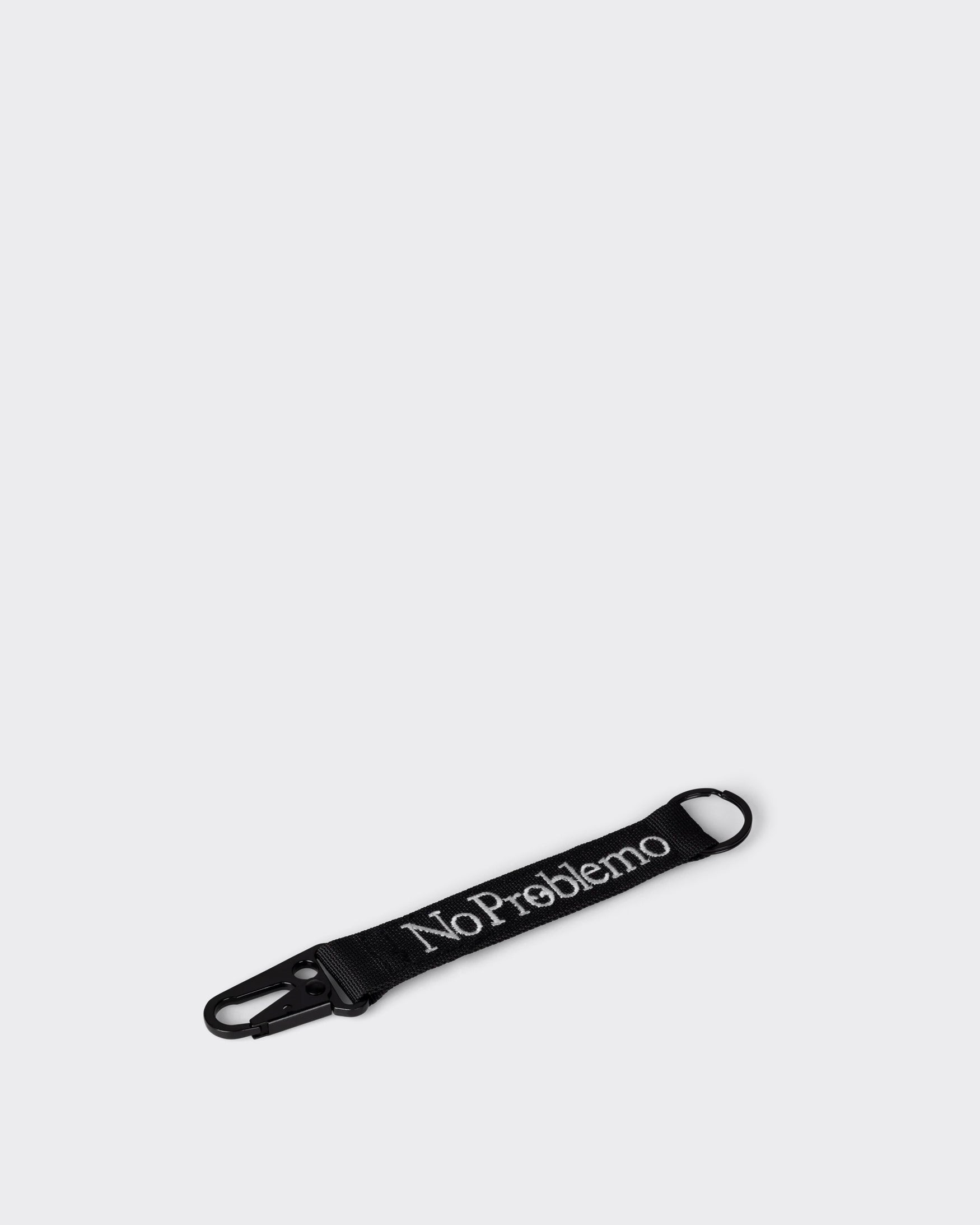 Keychain Carabiner Mini Problem Black