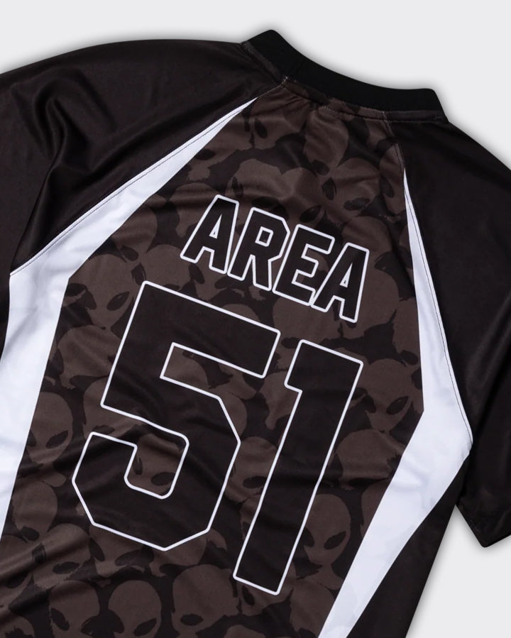 T-Shirt Football Jersey Area 51 Nera