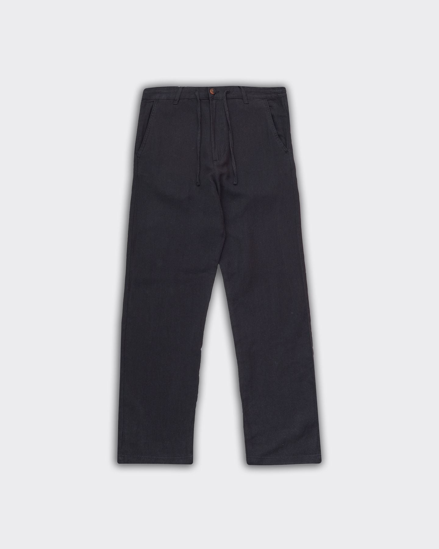 Brody Linen Trousers Black