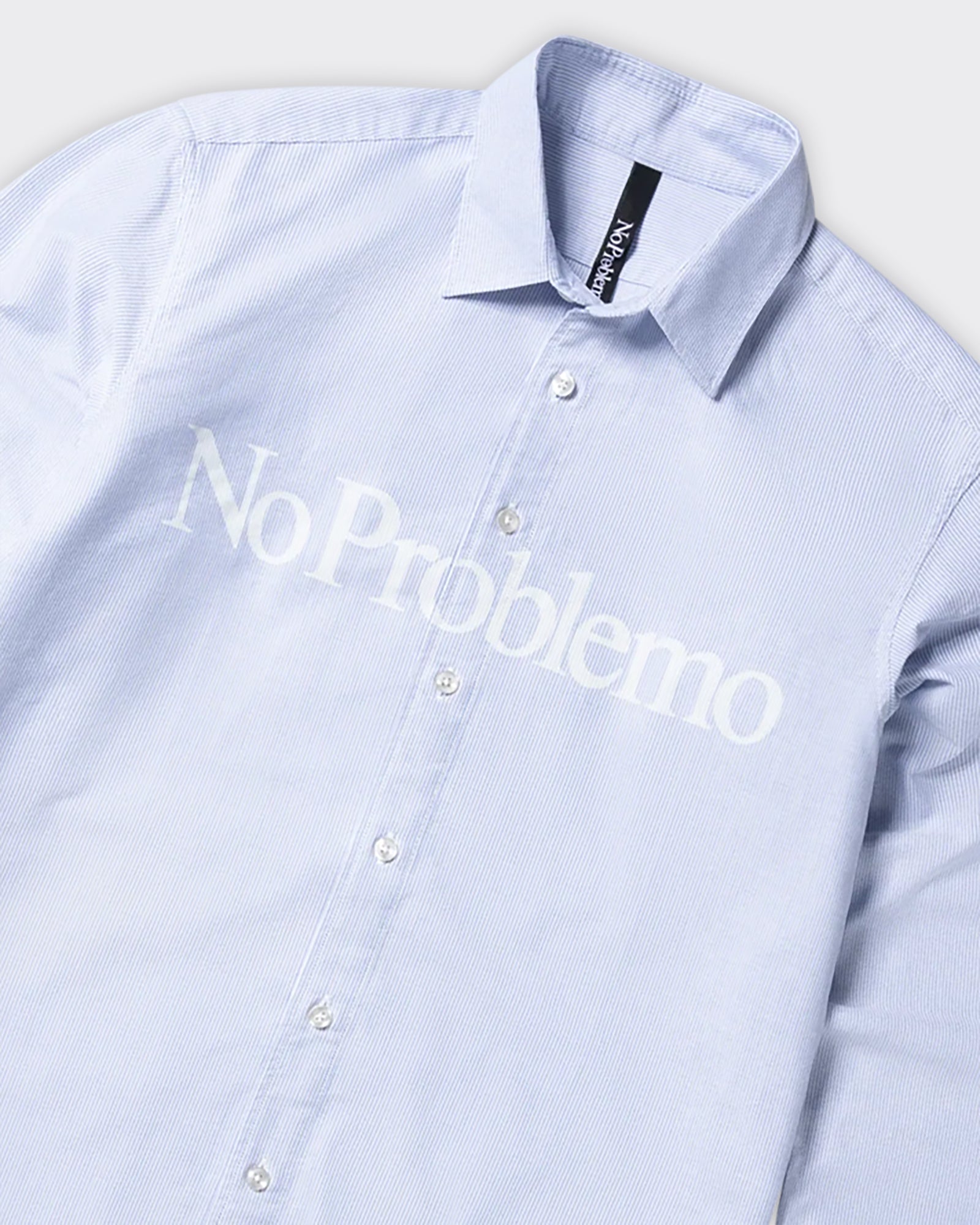 Camicia Ls Stripe No Problemo Blu