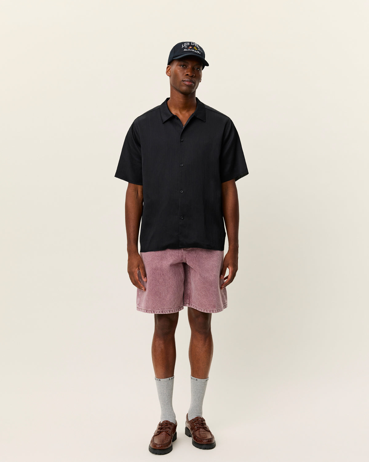 Camicia Ss Hector Pliss Nera