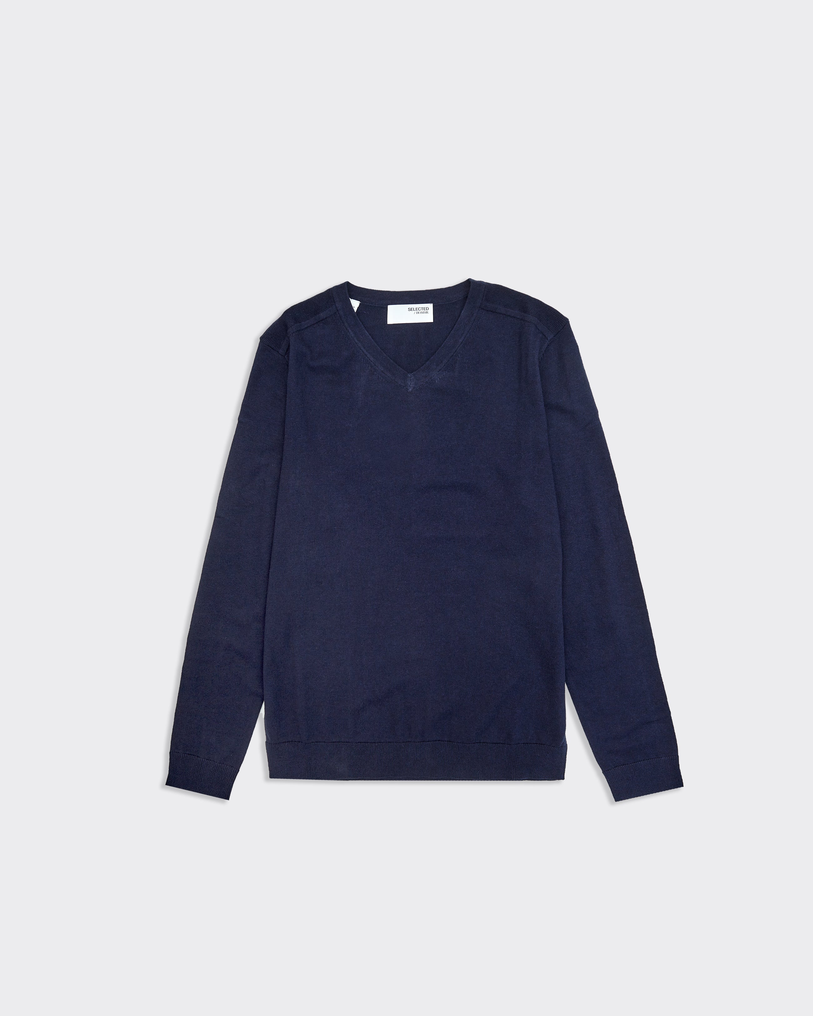 Berg V-Neck Blue Sweater