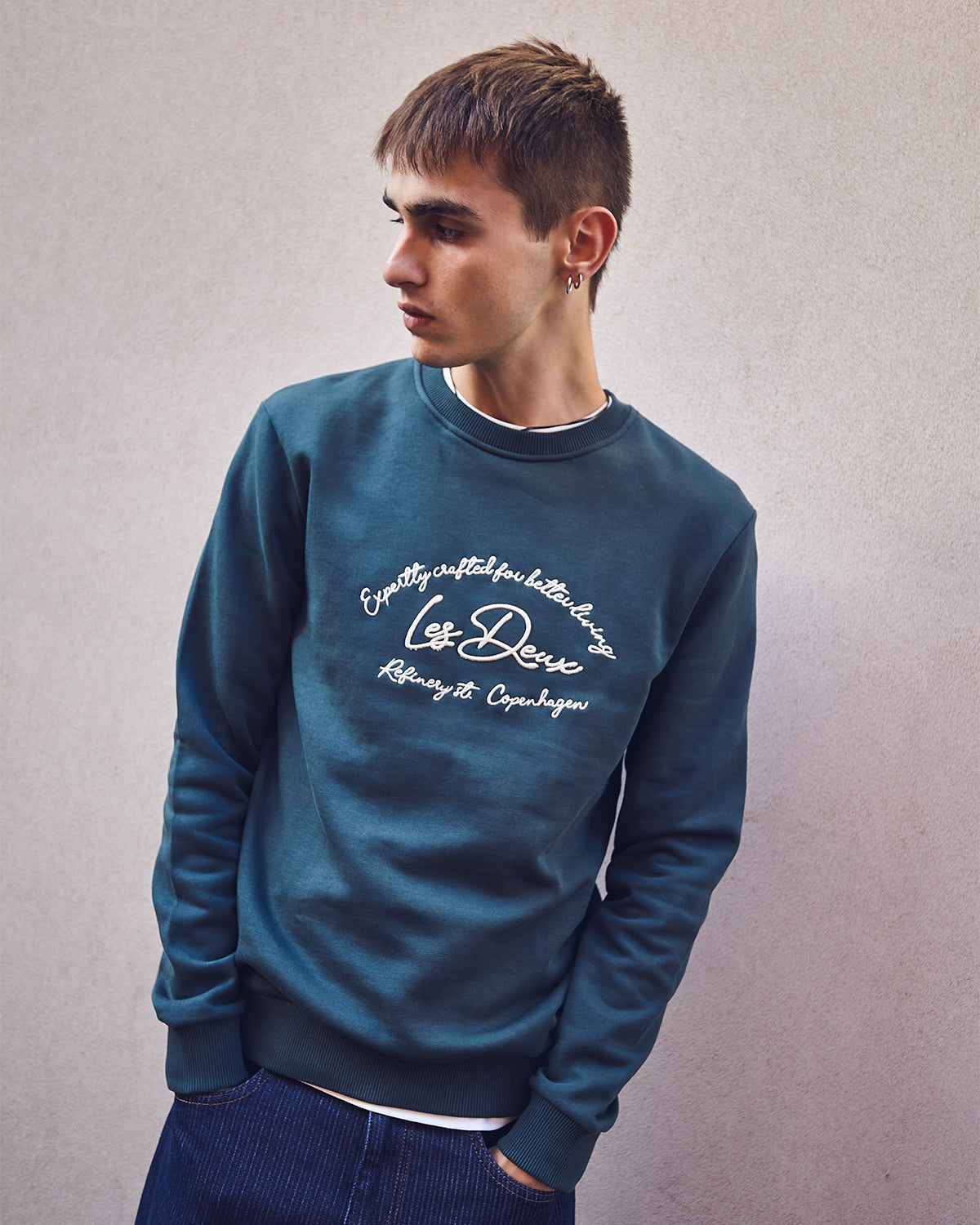 Camden Crew Neck Sweatshirt Green