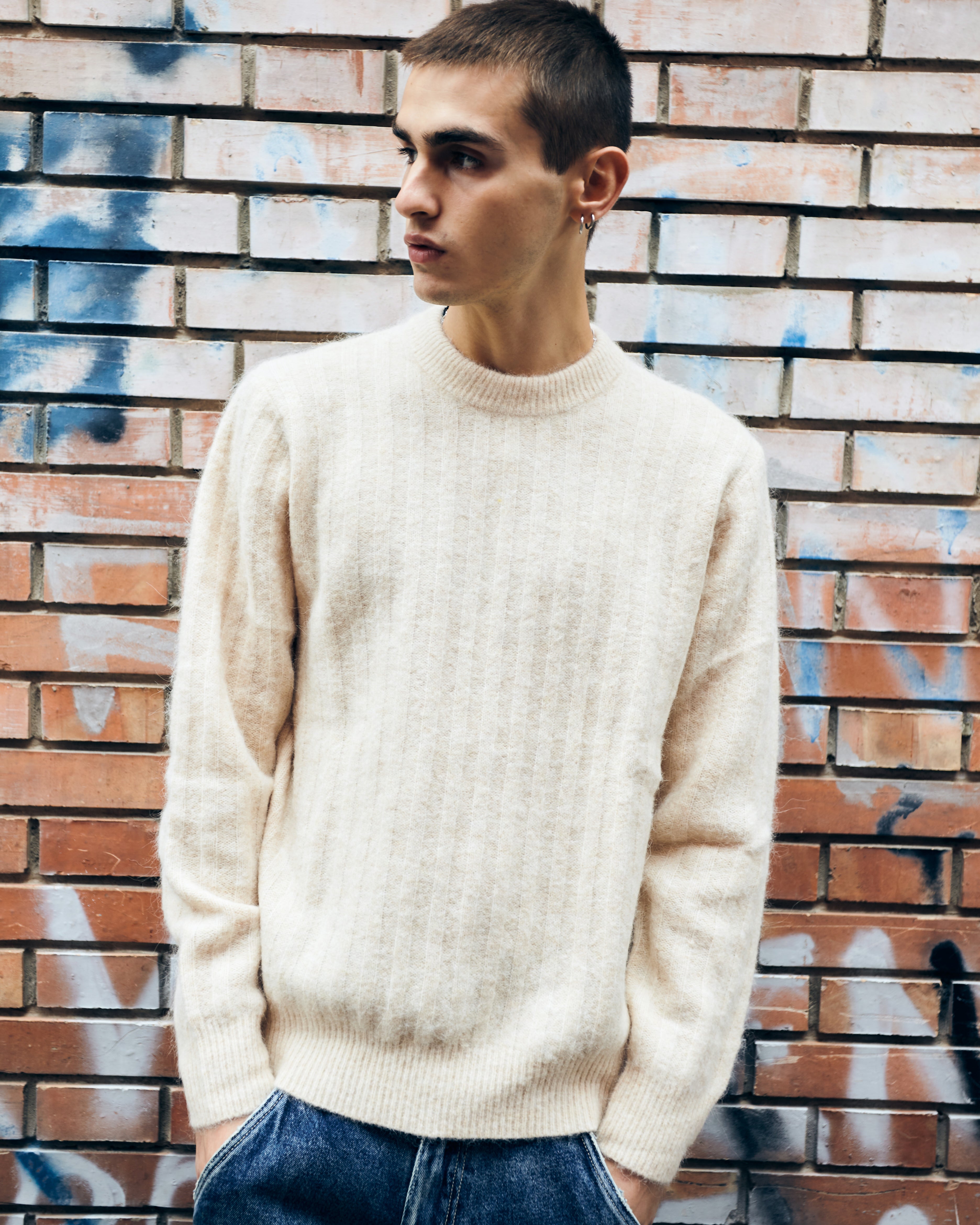 Maglione Knit Ryder Crema