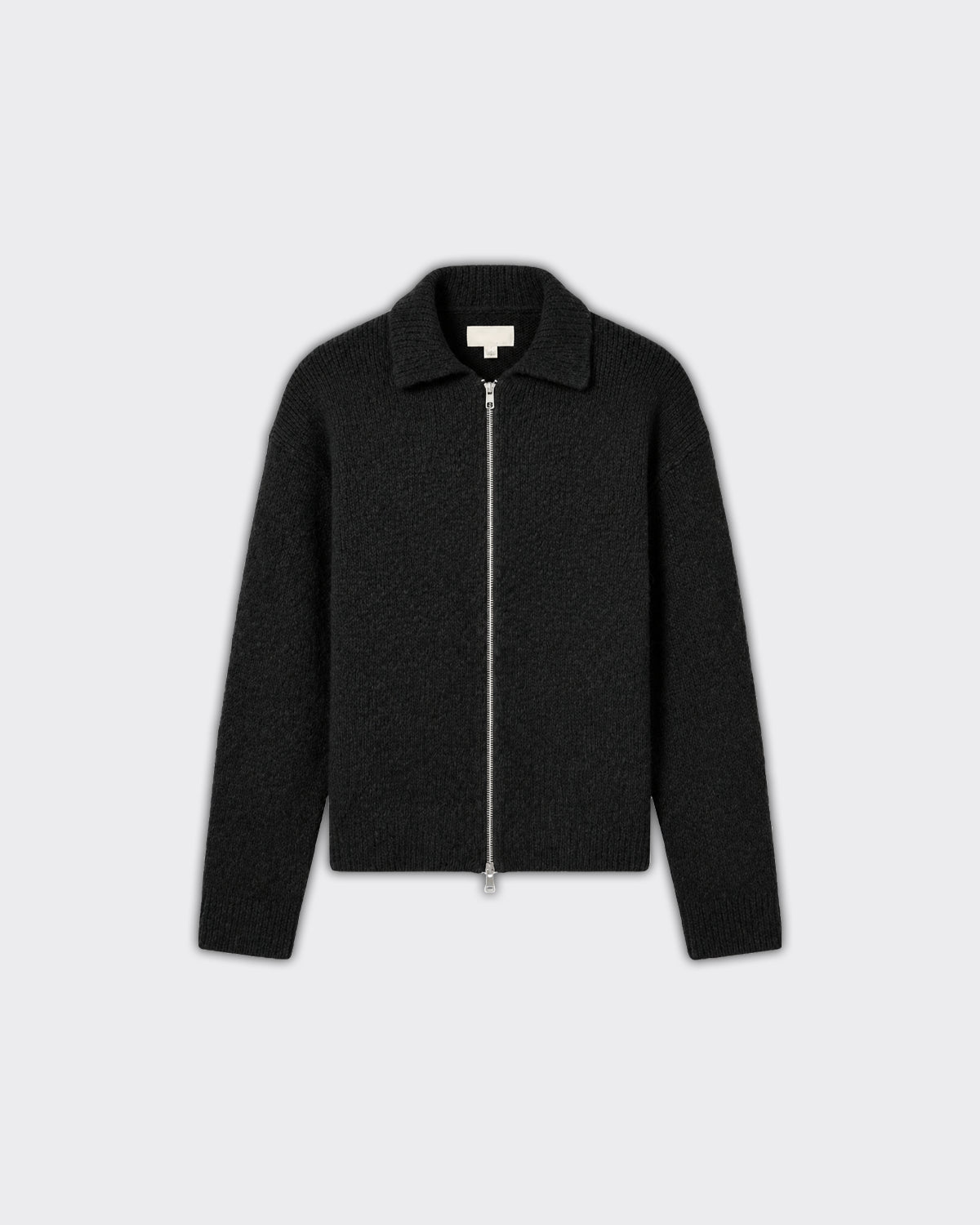 Polo Full Zip Nera