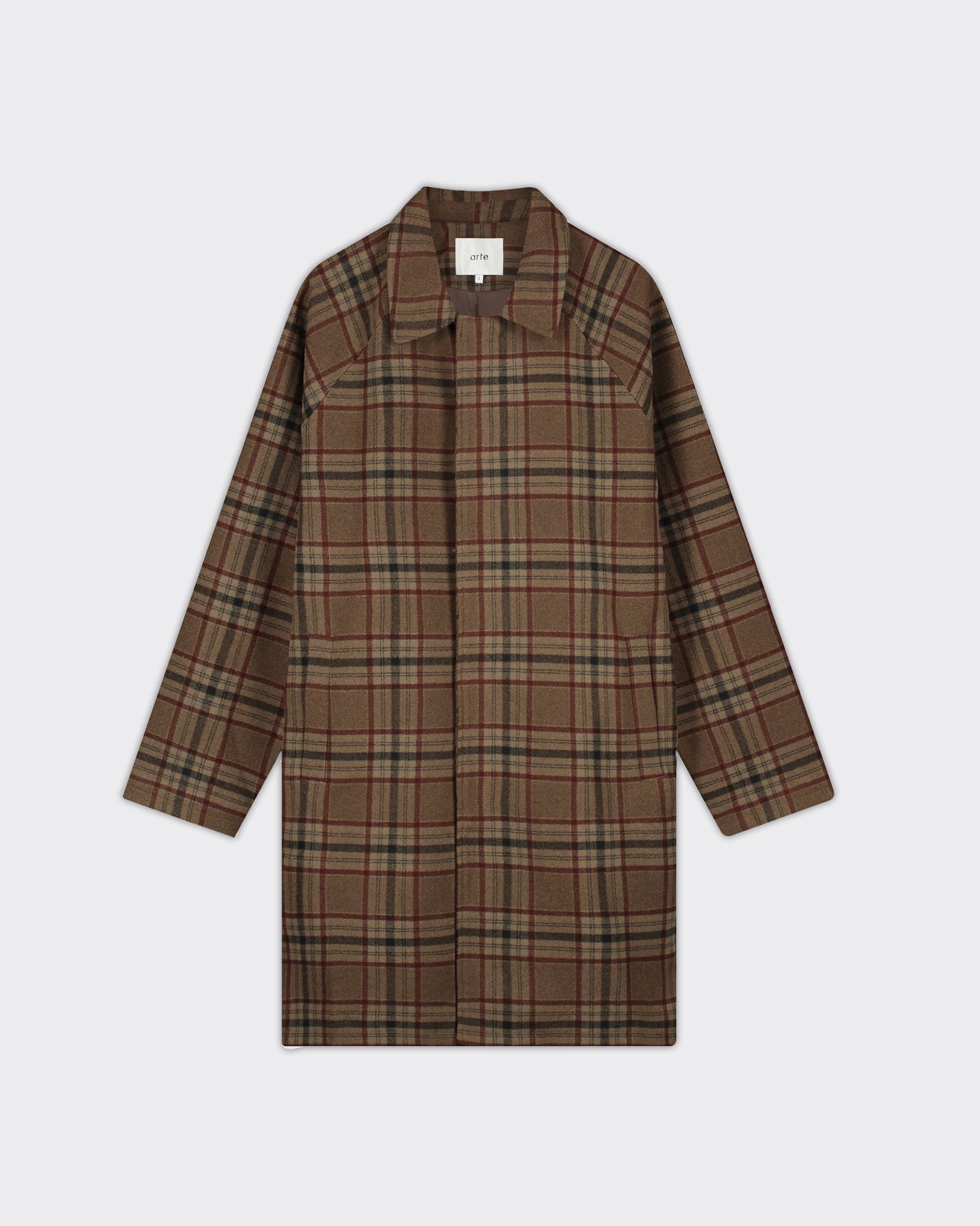 Cappotto Check Plaid