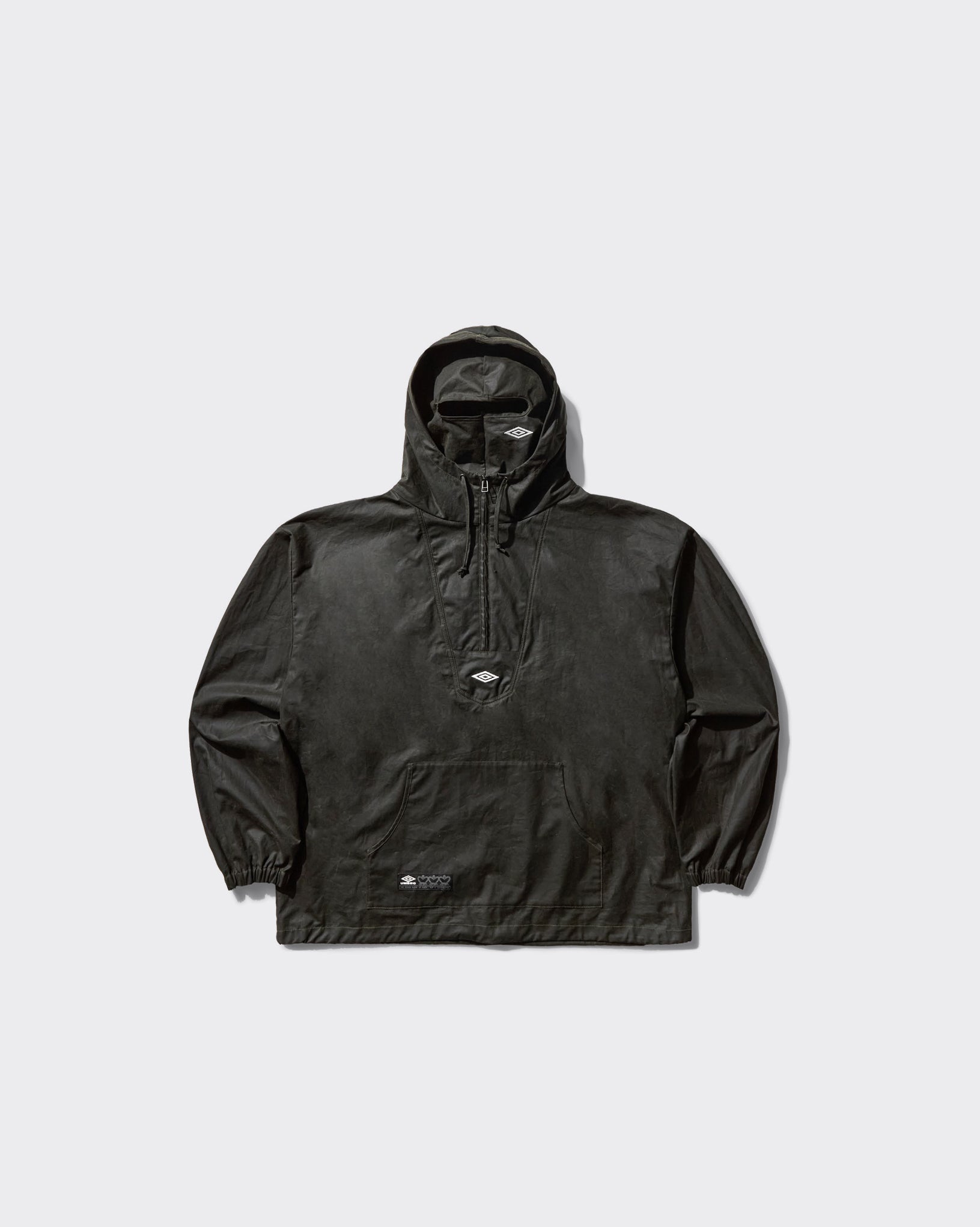 Anorak Masked Waxed Dark Olive