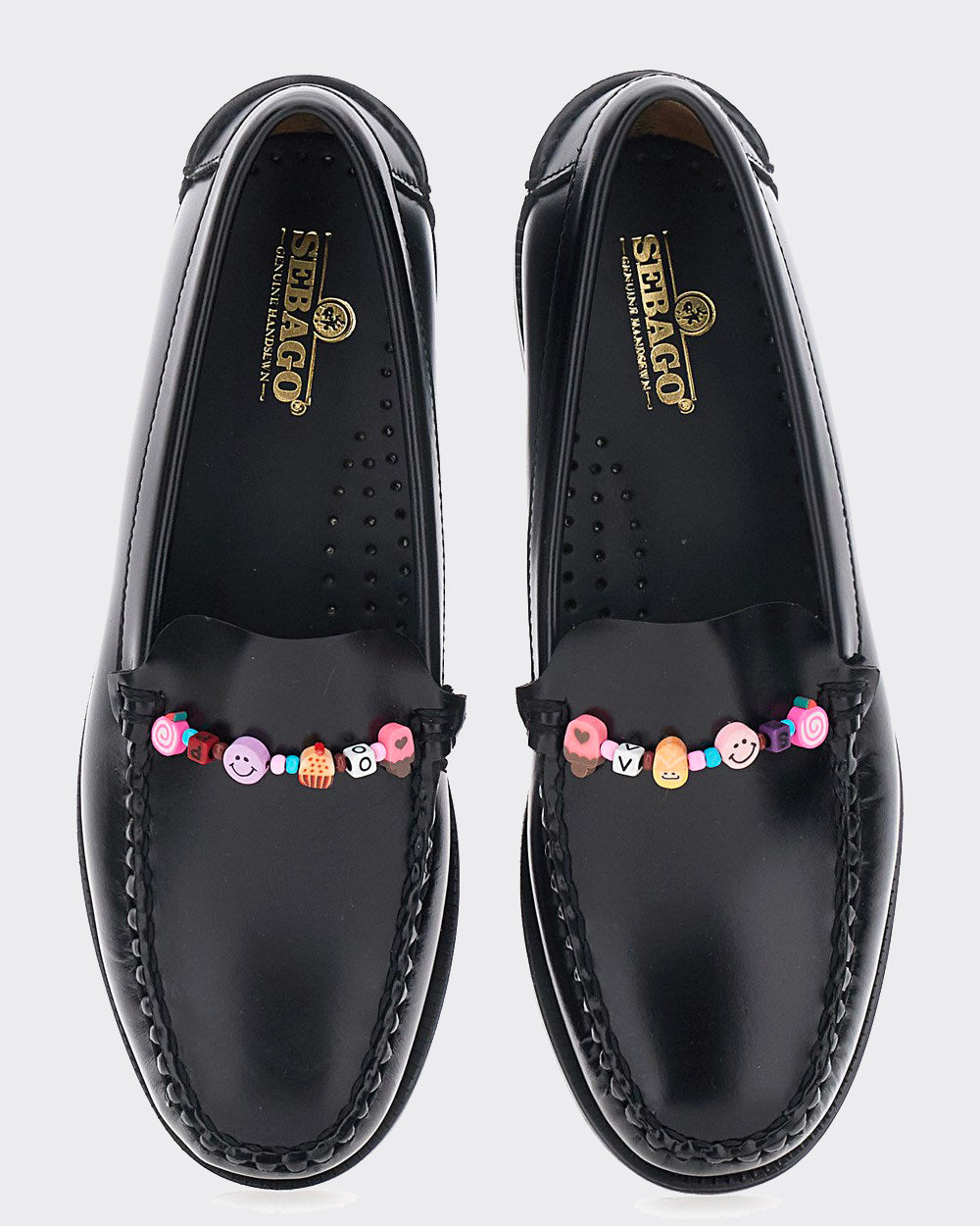 Mocassino Frank Beads Nero