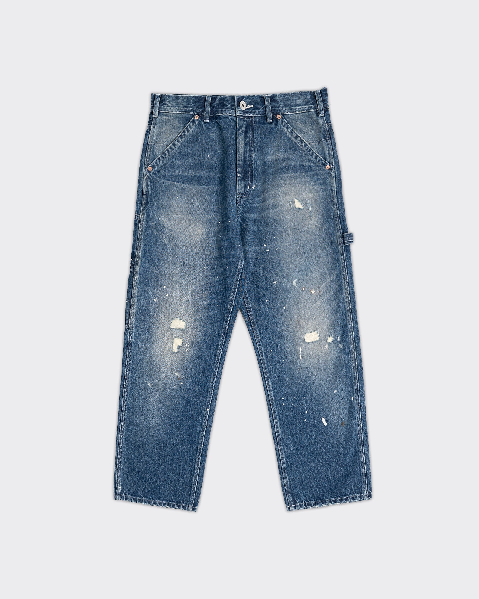 Jeans Vintage Washed Denim Indigo