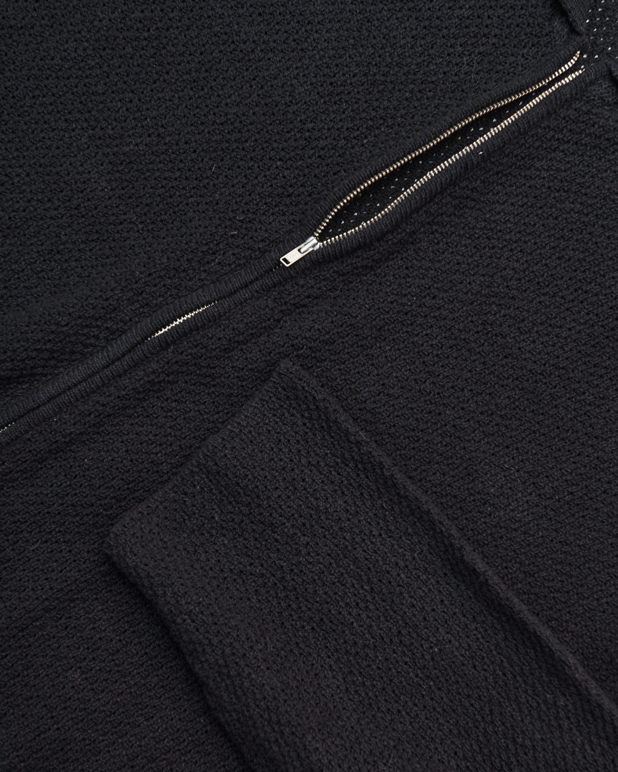 Cardigan Knit Zip Mazar Nero