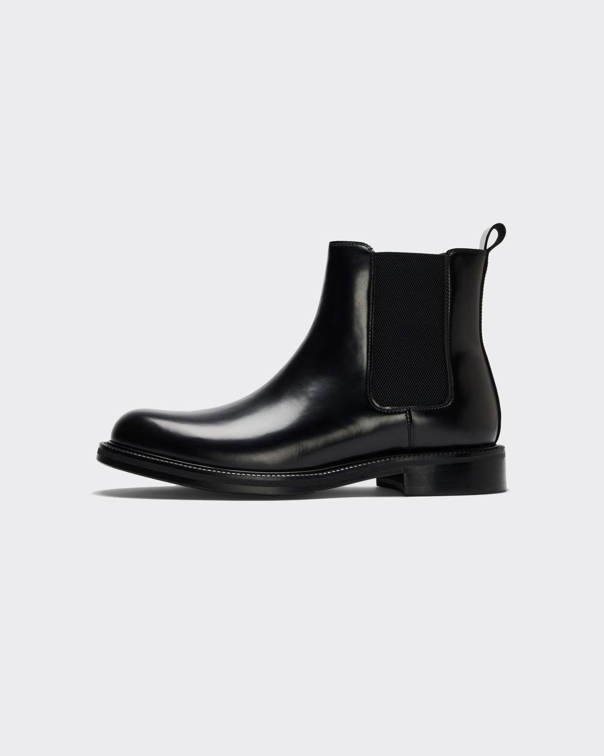 Stivale Chelsea Bobby Leather Nero