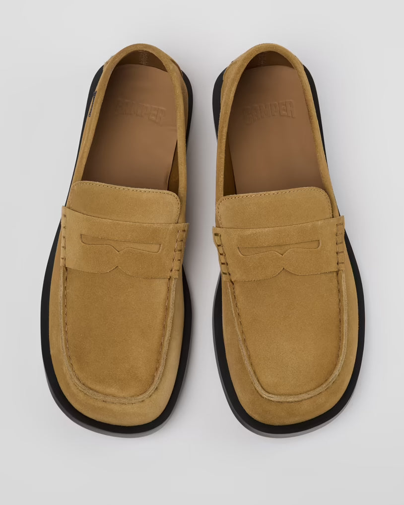 Mocassino Scamosciato Marrone