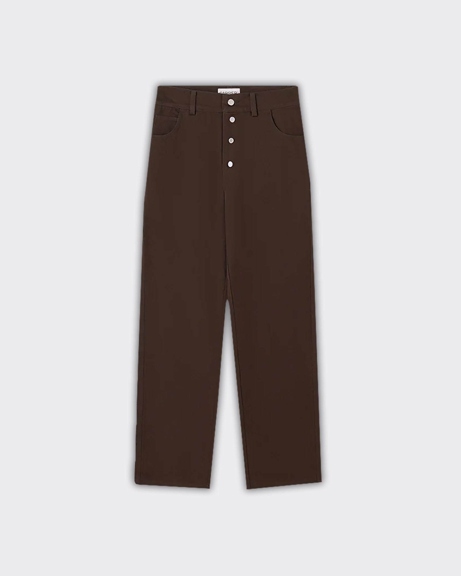 Pantalone Straight Wide Cercs Marrone