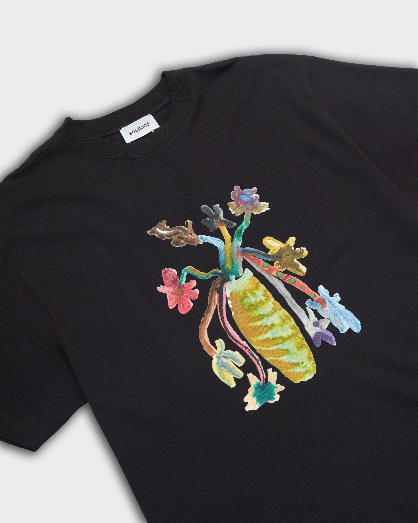 T-Shirt Kai Flower Nero