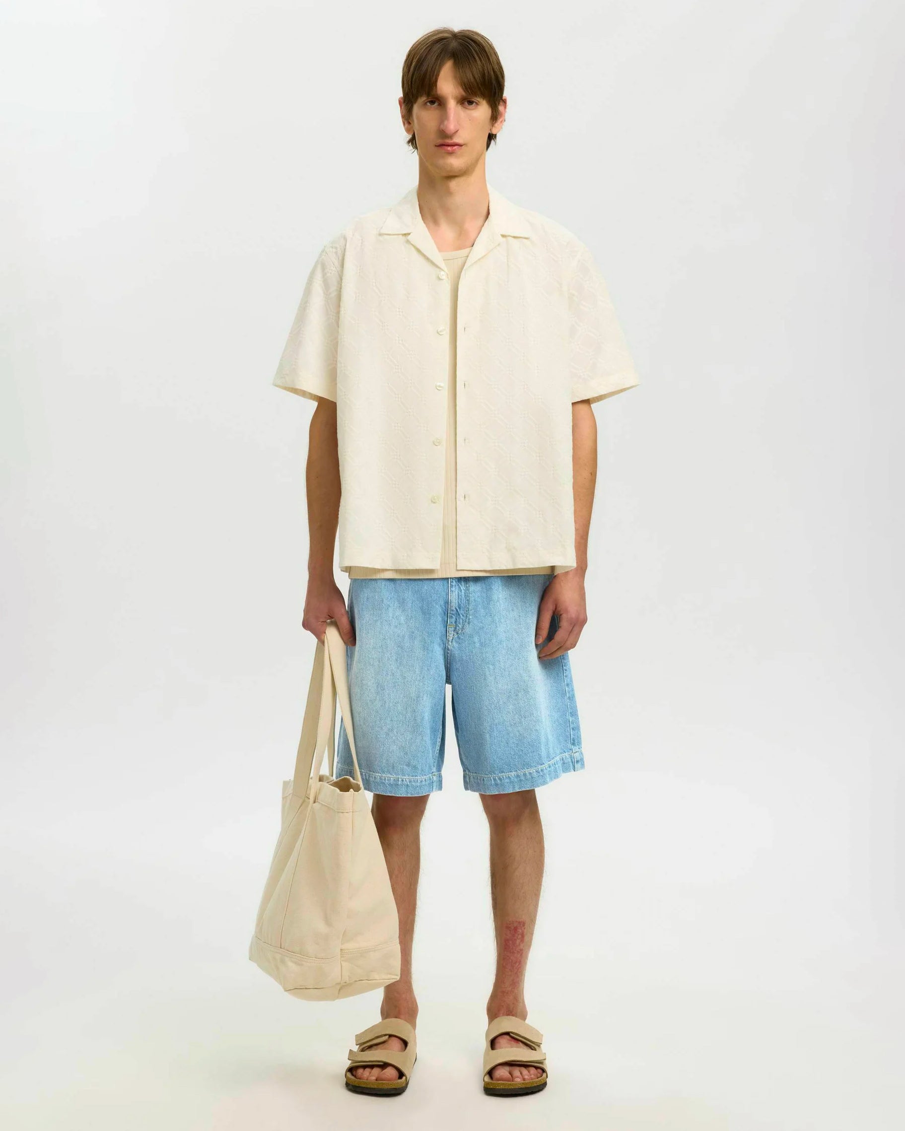 Shorts Loose Alex Denim Light Blue