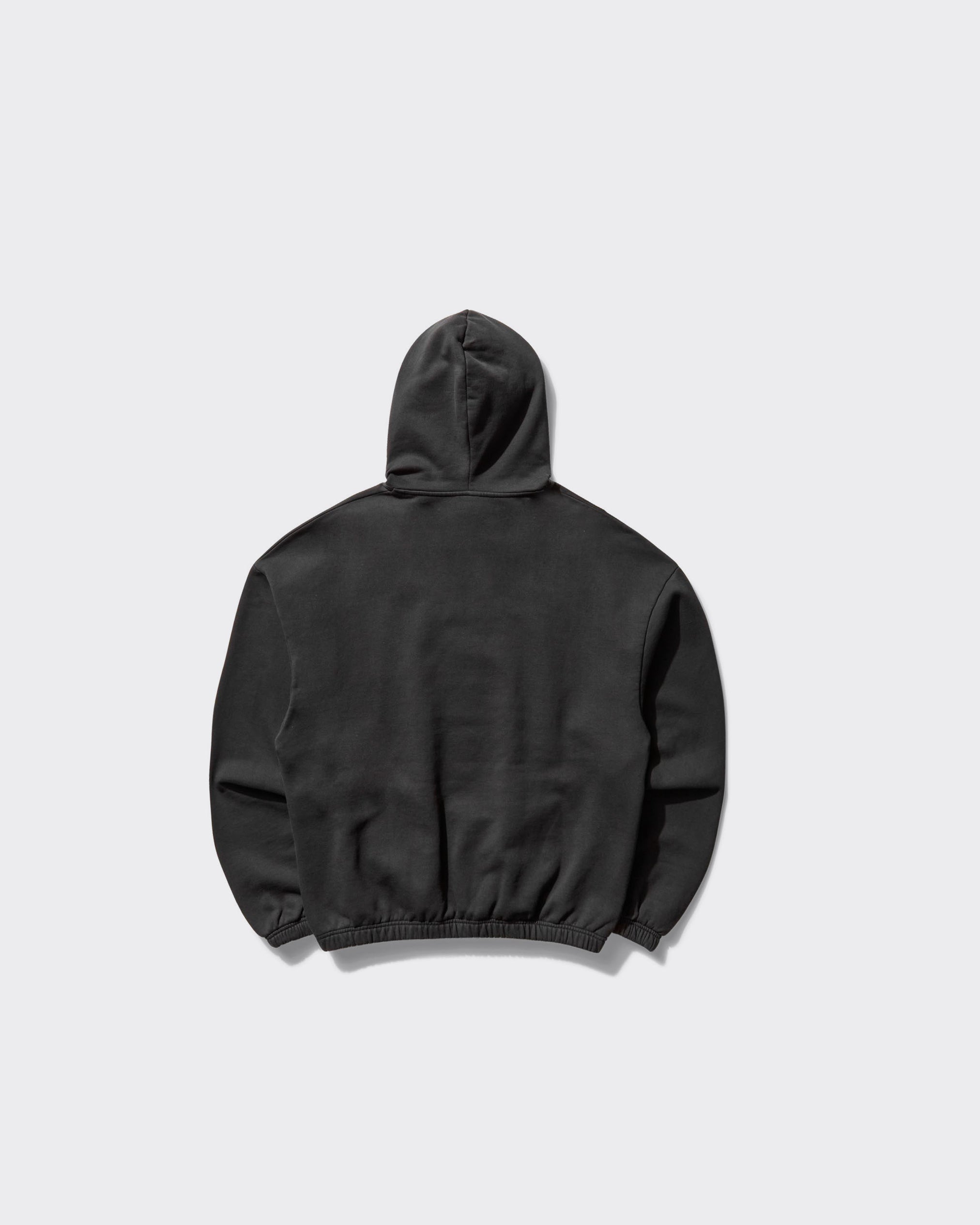 Felpa Og Logo Mask Hoodie Washed Black