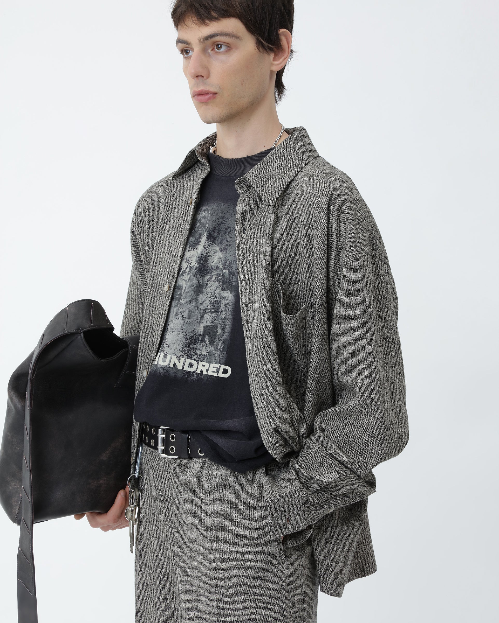 Camicia Maza Salt and Pepper