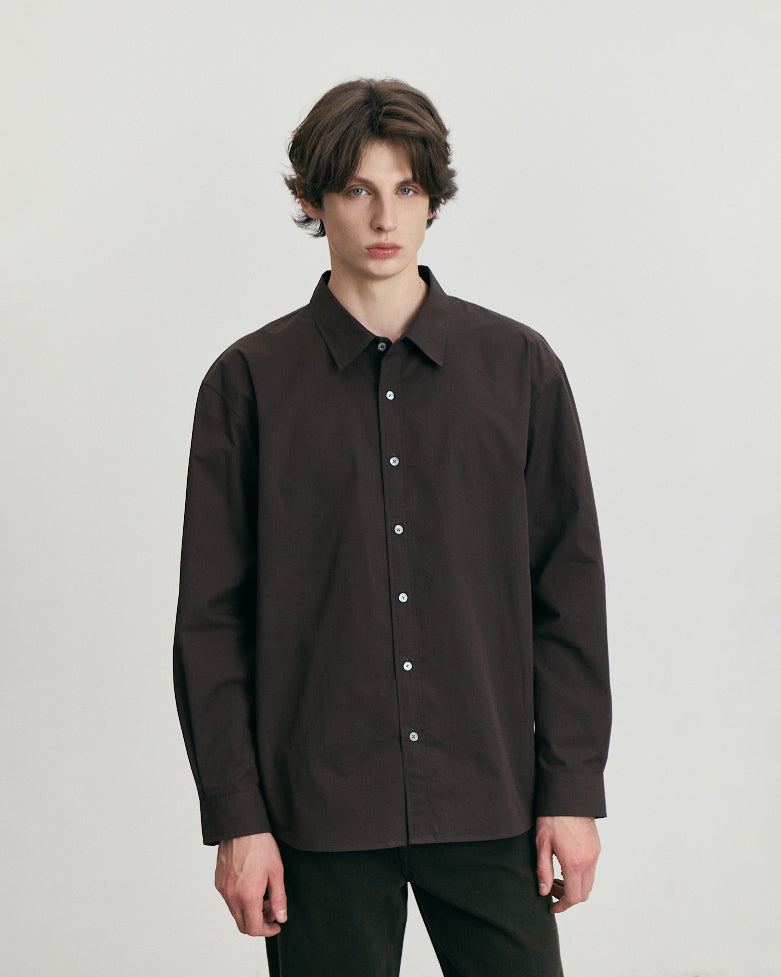 Camicia Cotton Marrone