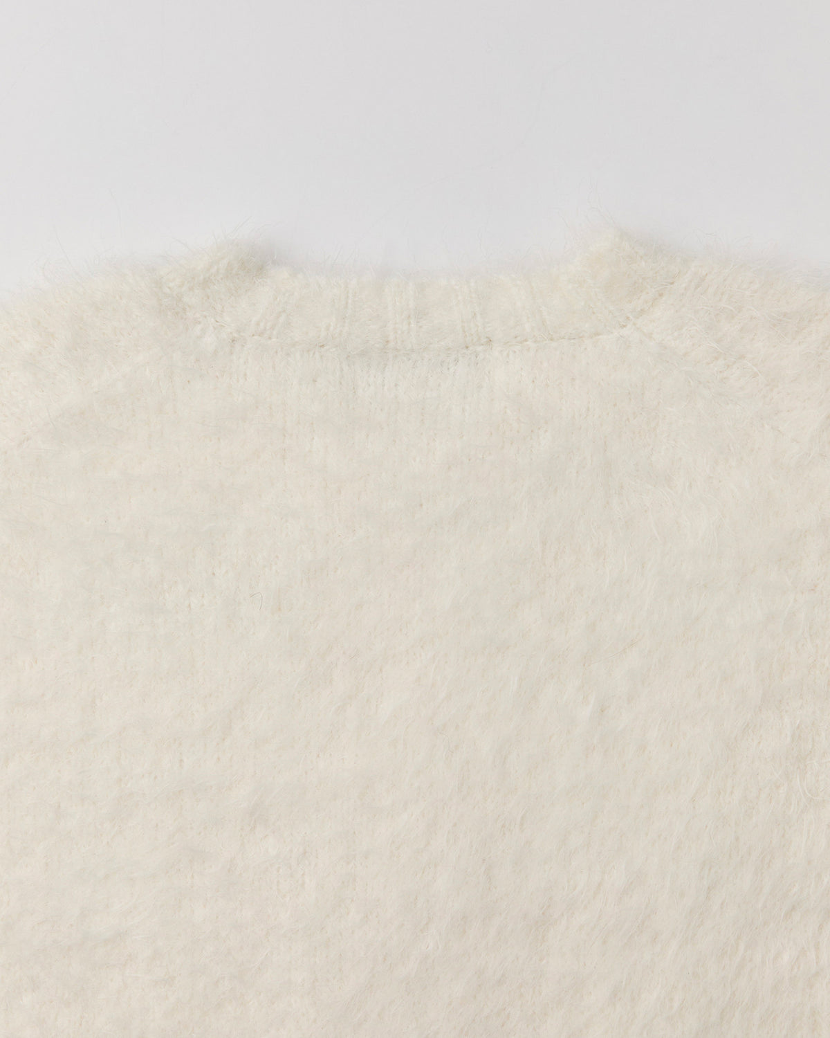 Maglione Maxi Alpaca Blend Hairy Ivory
