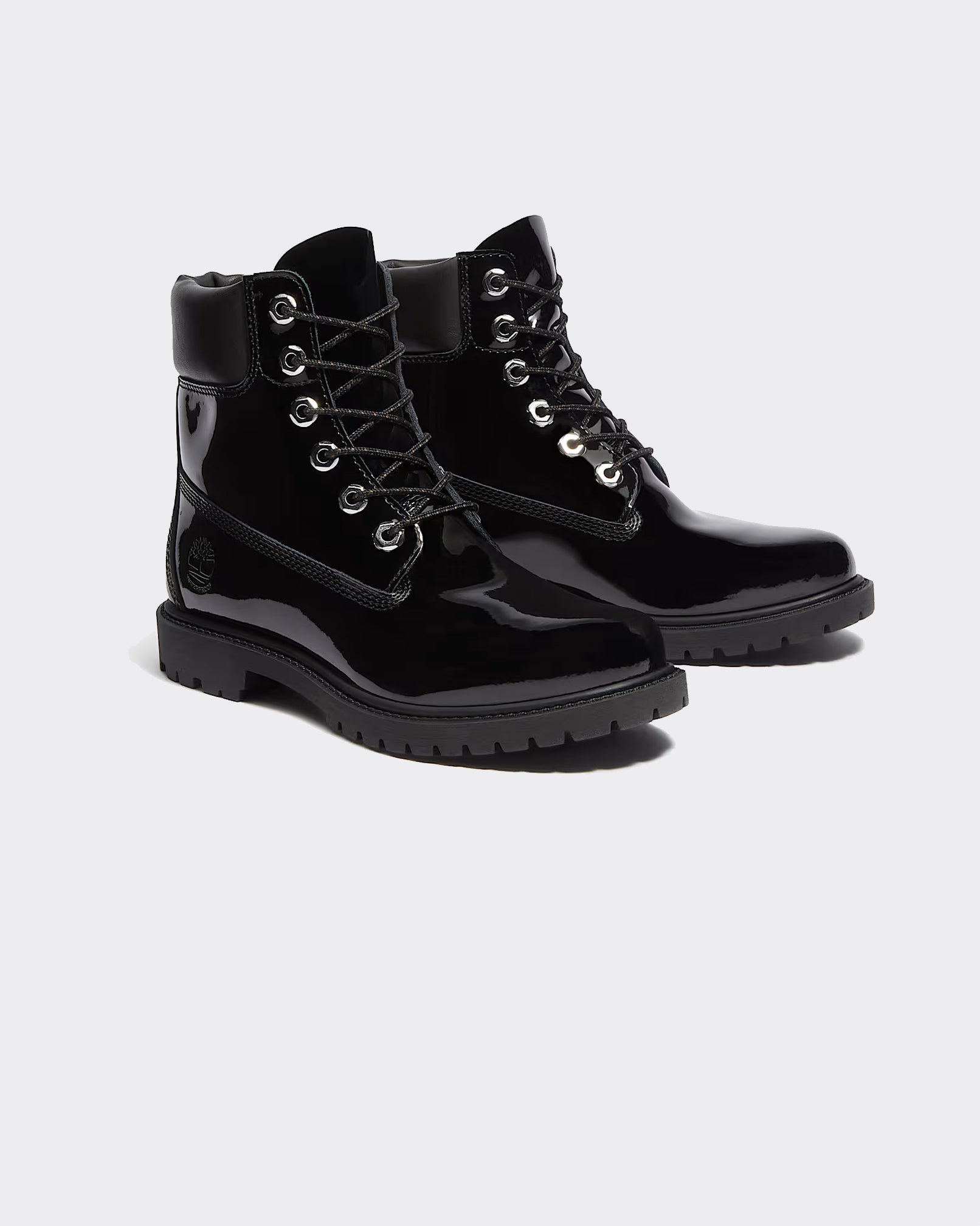Stivale Stringato Women's Waterproof Premium 6-Inch Black Patent