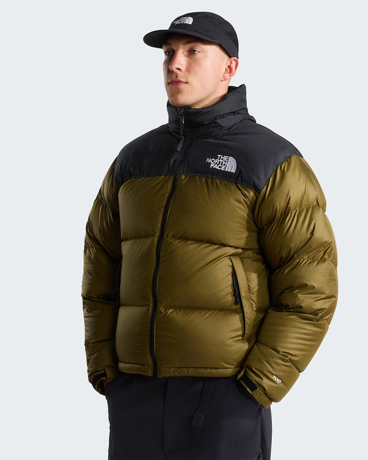 Giacca Nuptse Retro 1996 Caraway Seed/Nero