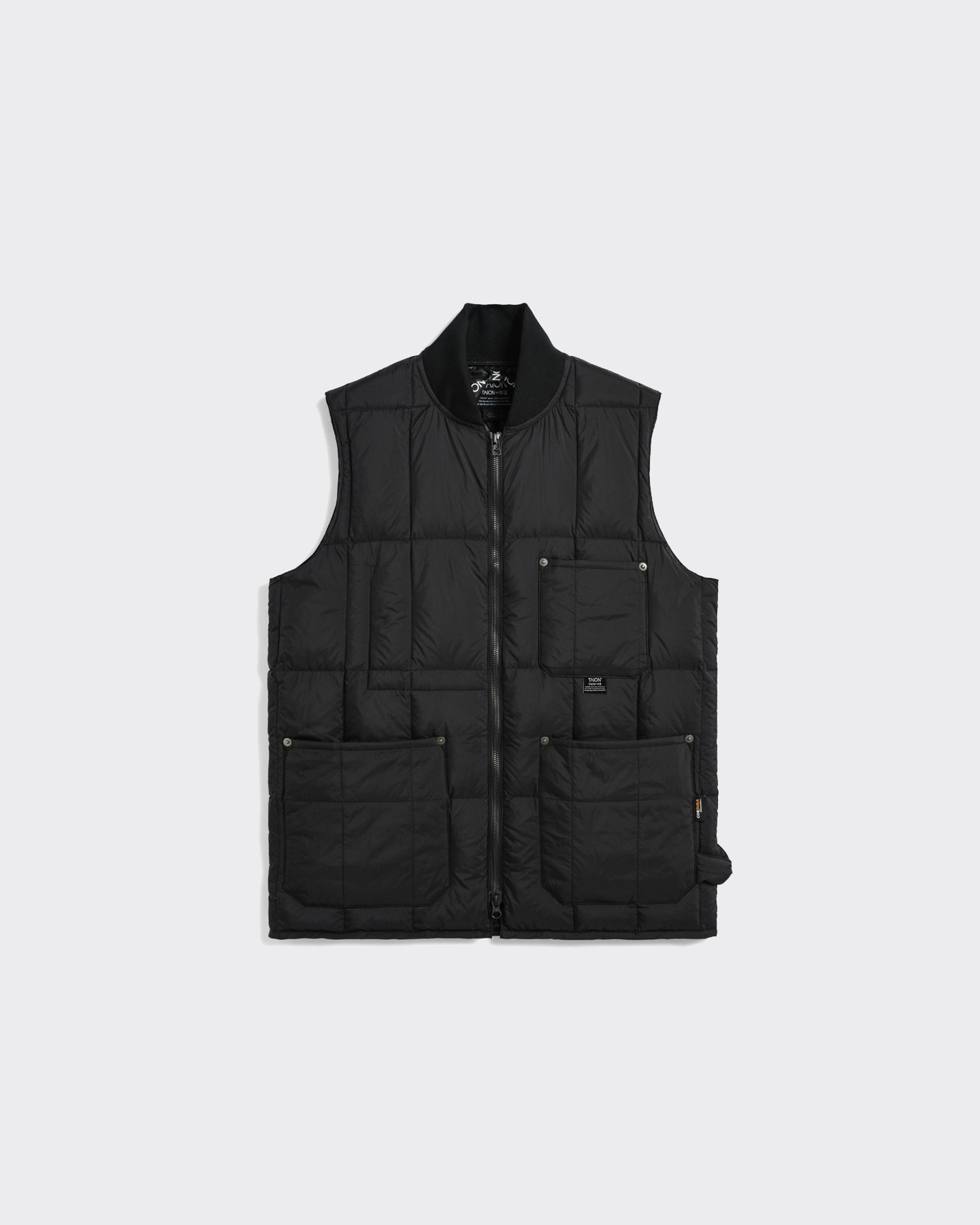 Vest Work W-Zip Lib Down Nero
