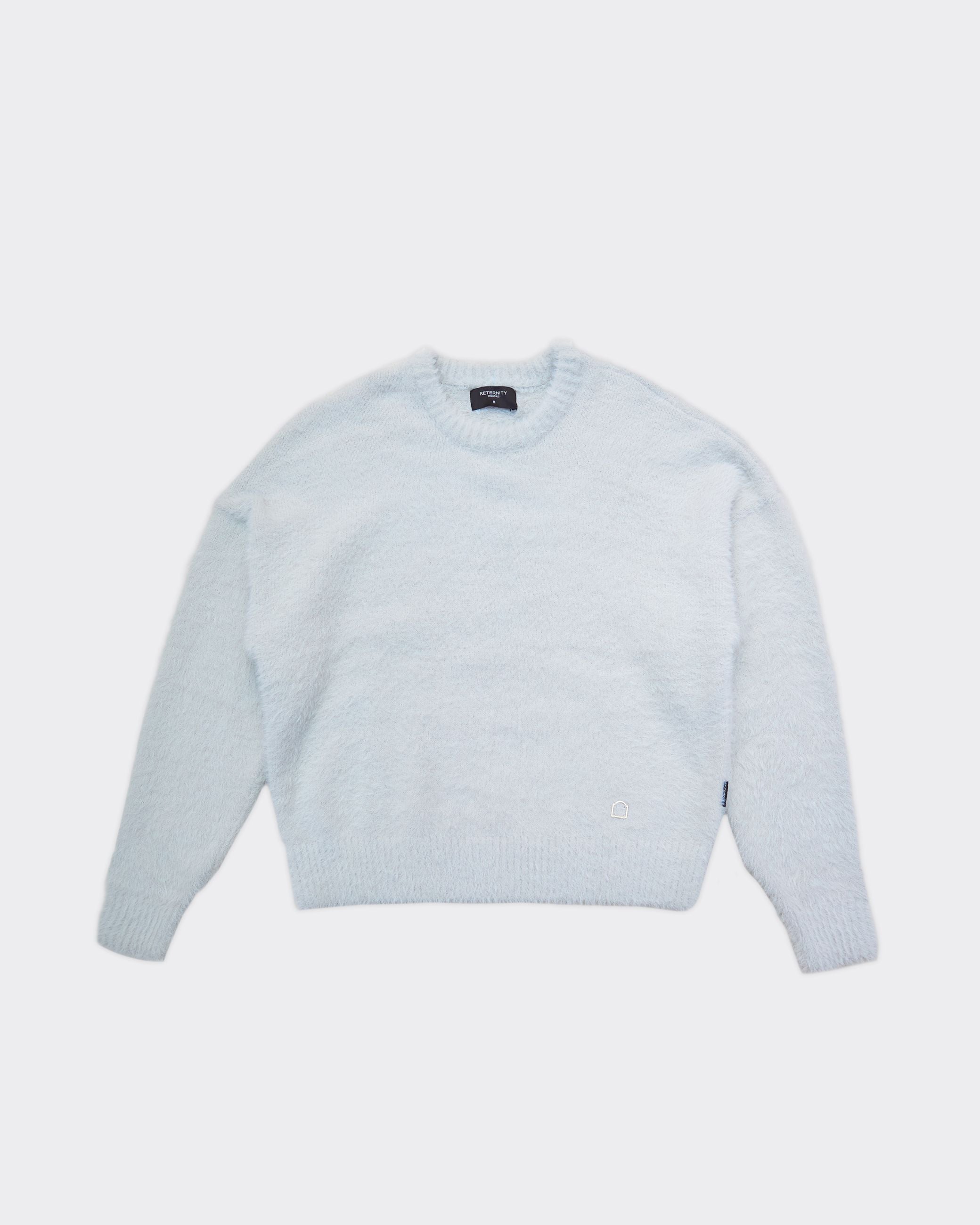 Knit Sweater Essential Furry Light Grey