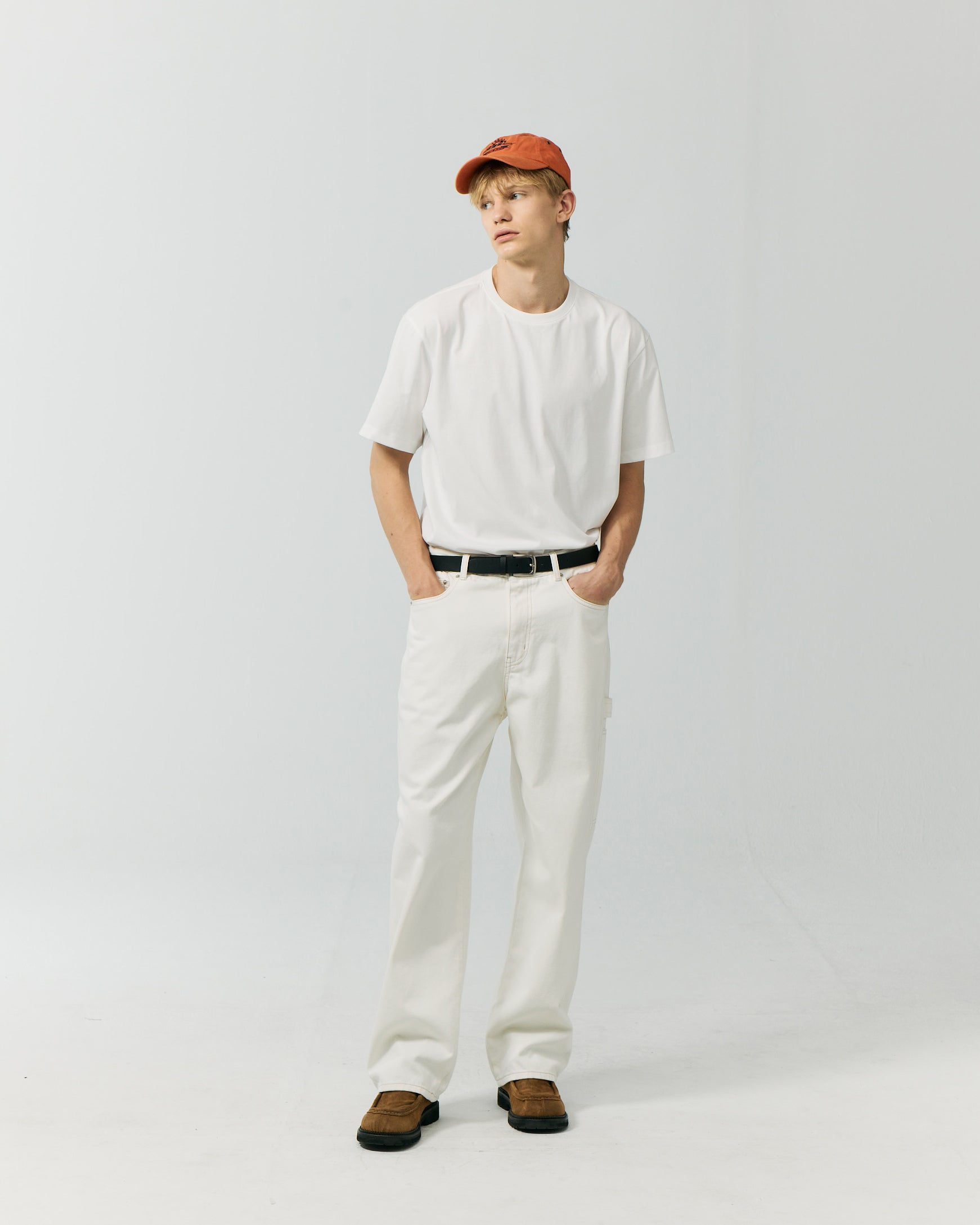 Pantaloni Modern Carpenter Crema