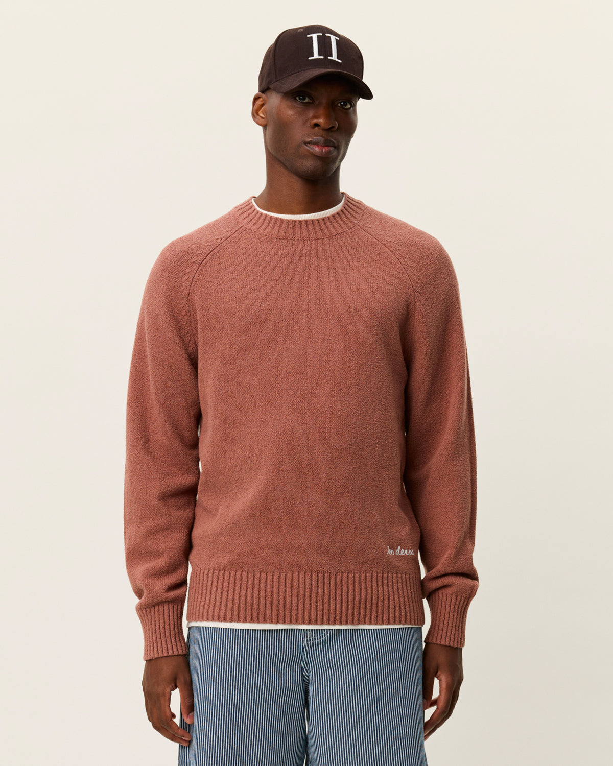 Crewneck Knit Brad Cognac Red