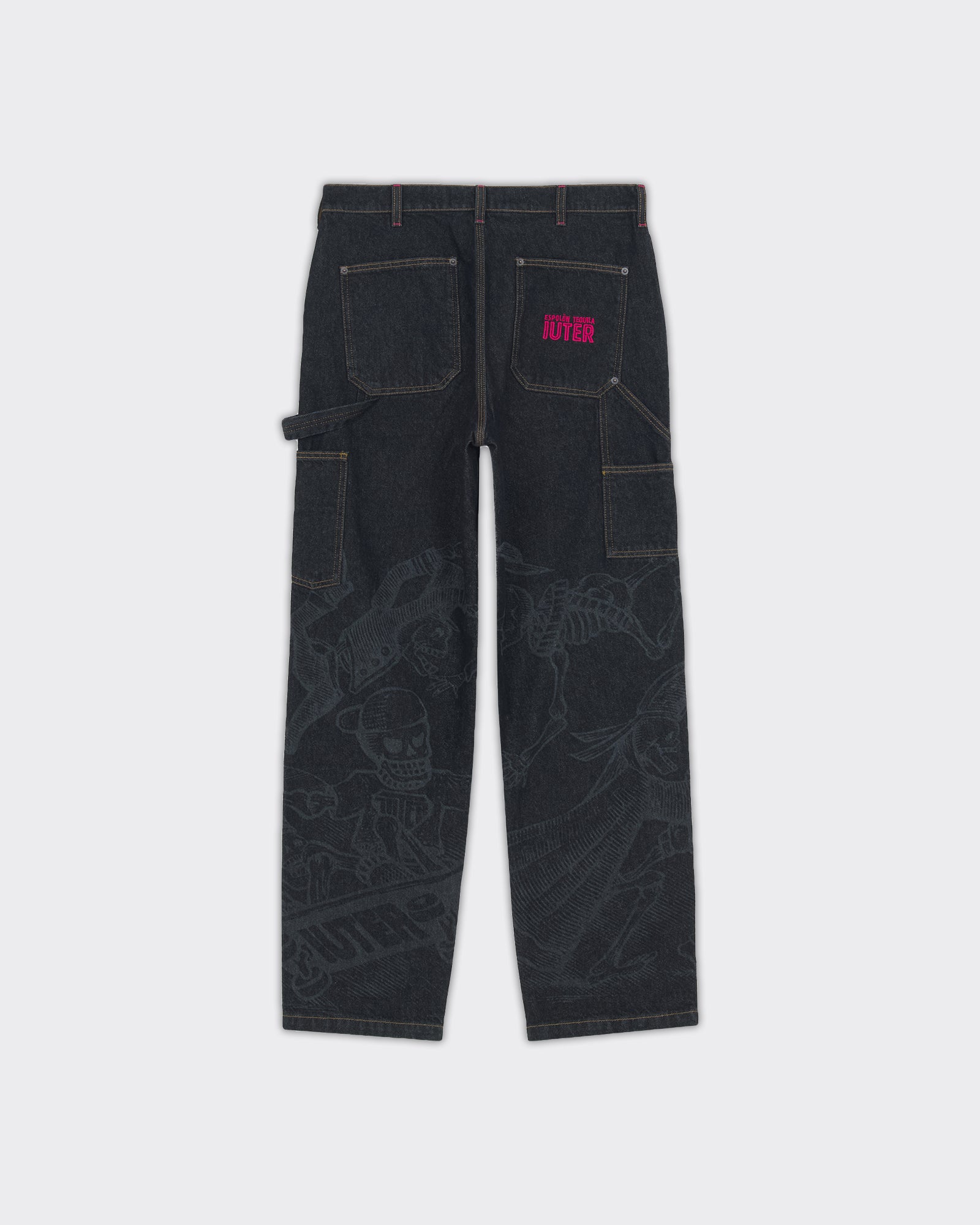 Iuter-Espolòn Tequila Jeans Carpenter Denim Nero