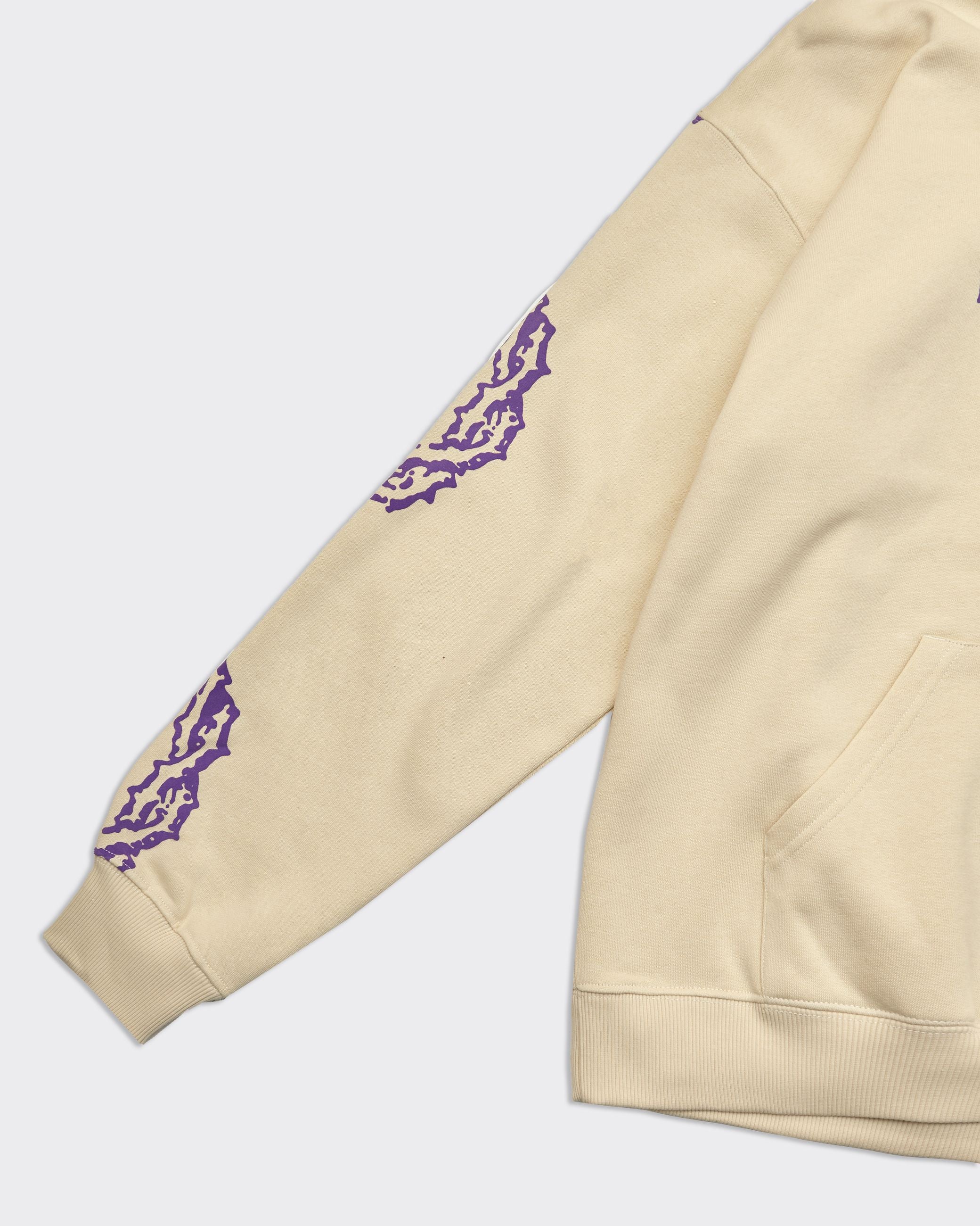 Felpa con Cappuccio THORNS HOODIE Crema