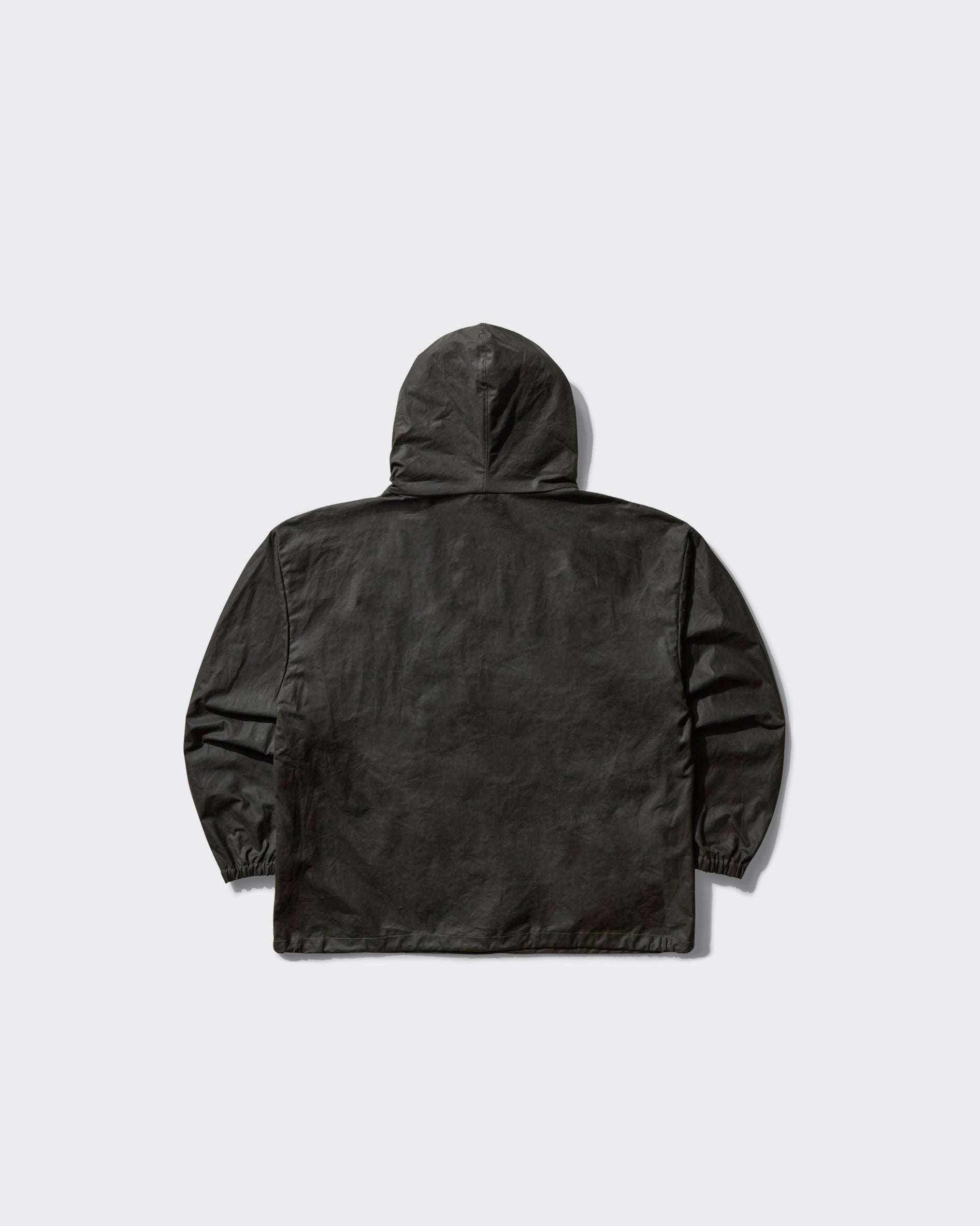 Anorak Masked Waxed Dark Olive