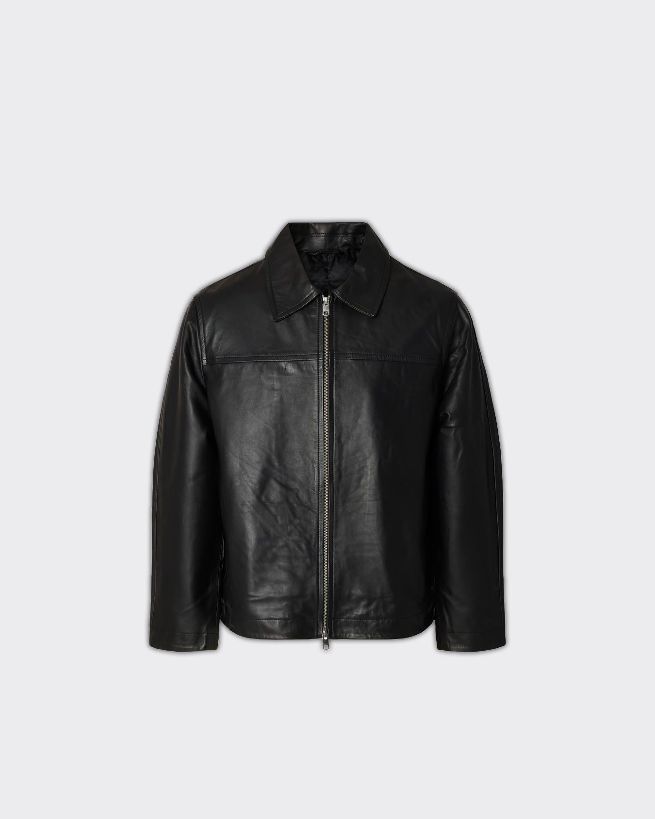 Giacca Blouson Lucas Leather Nera