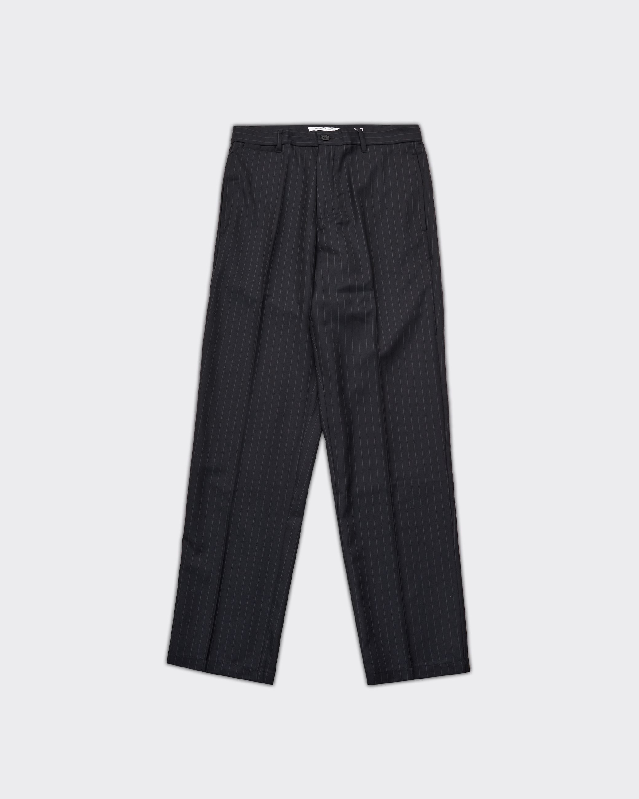 Trousers JOHNNY BLACK PINSTRIPE