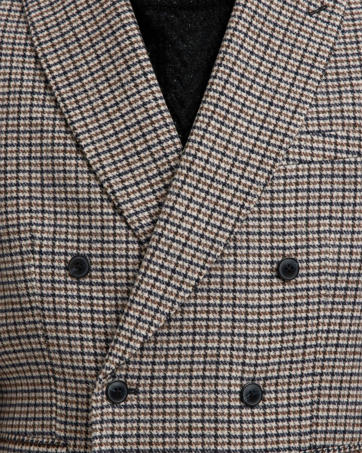 Blazer Regular Morris Check Wool Blend Medium Grey Melange
