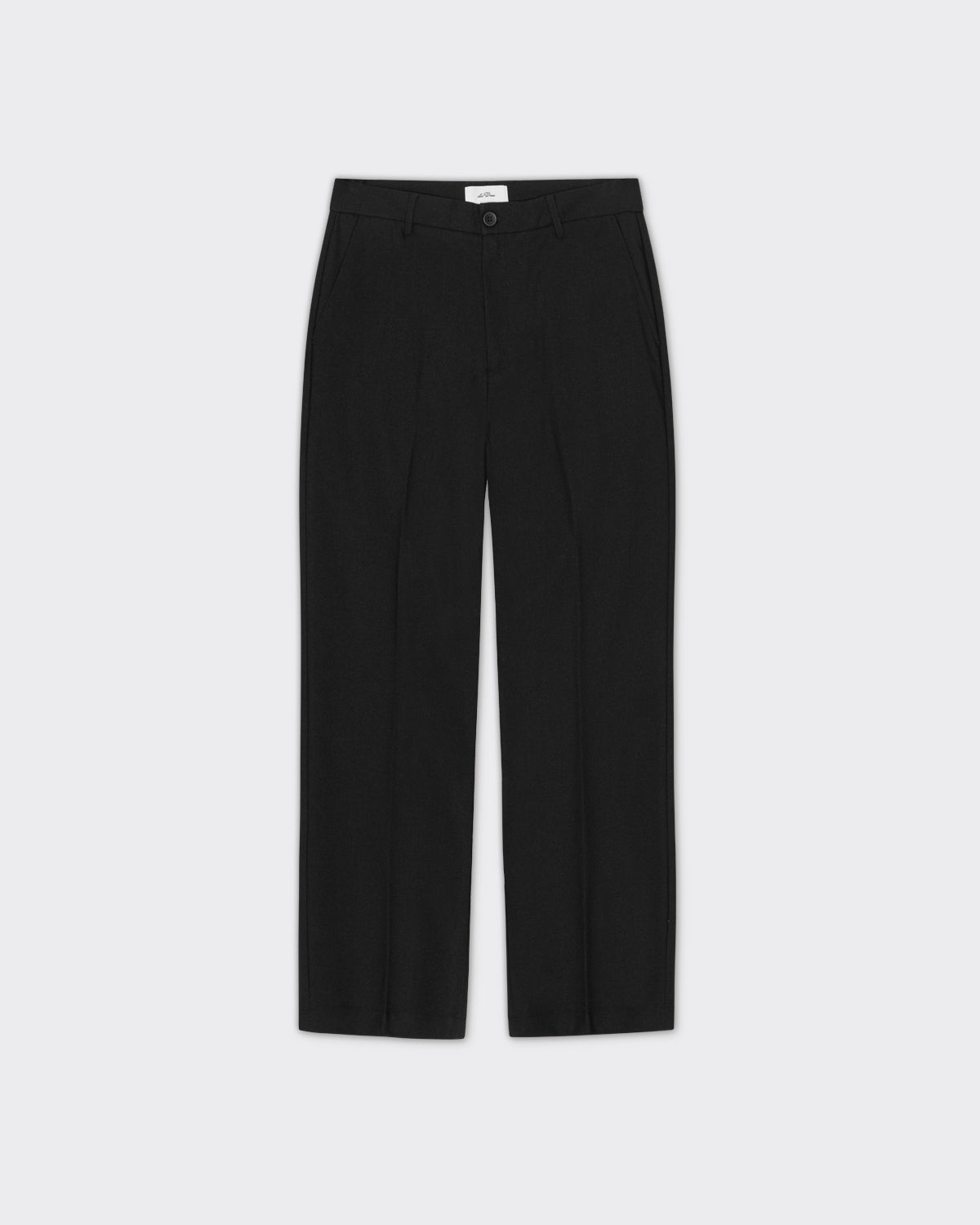 Pantaloni Brushed Twill Tailored Neri