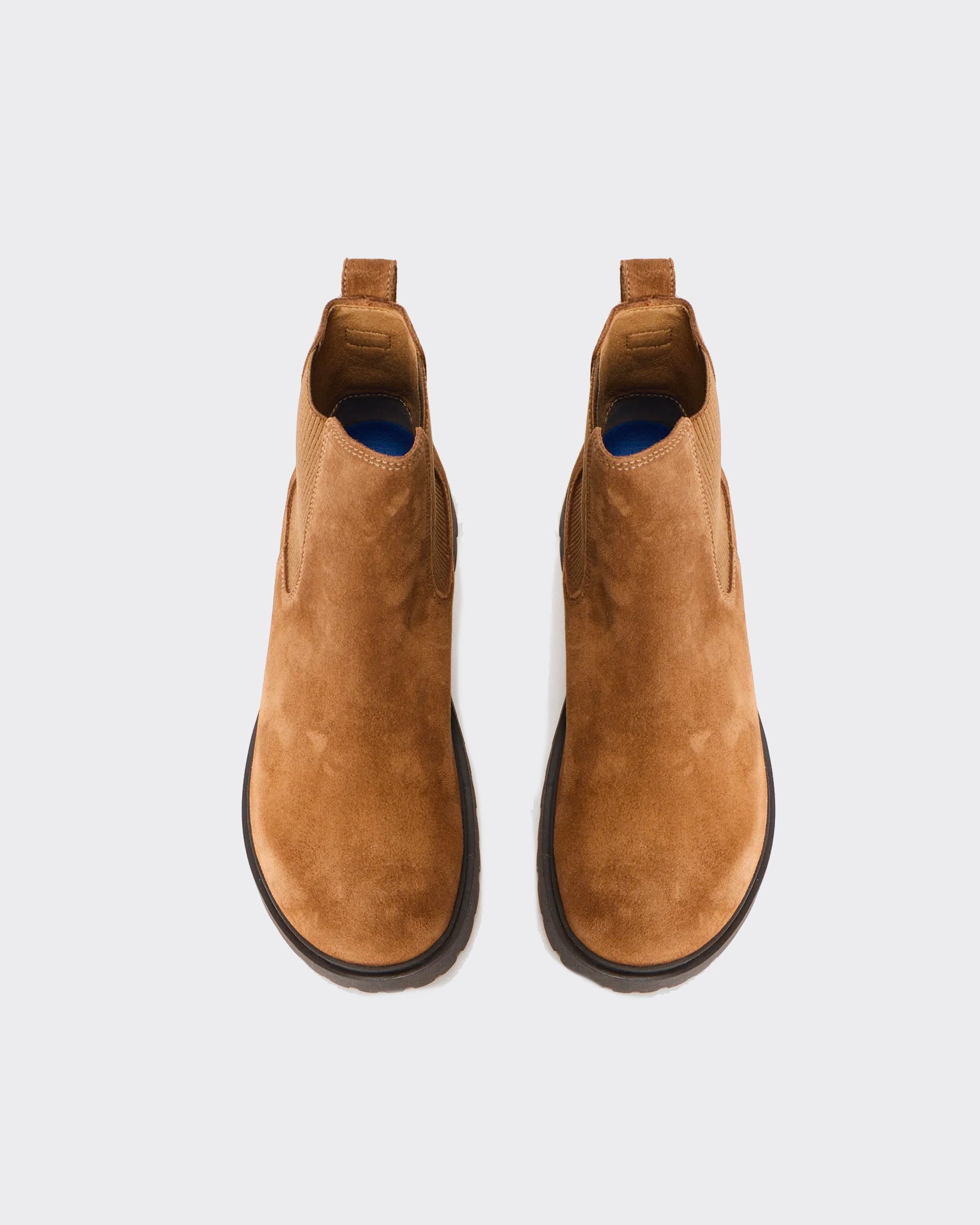 Stivale Highwood Slip On Suede Leather Dark Tea