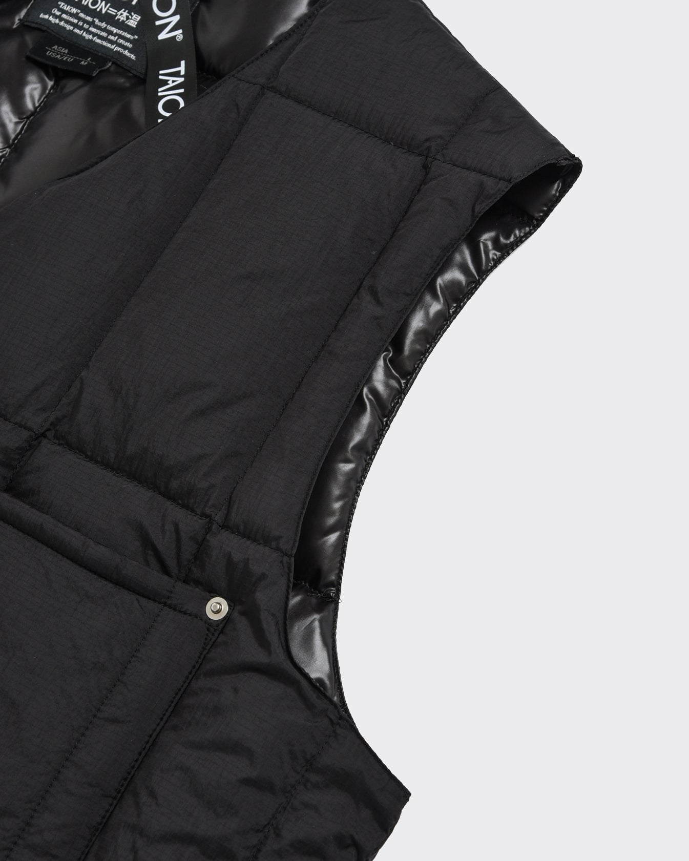 Vest Work W-Zip Lib Down Nero
