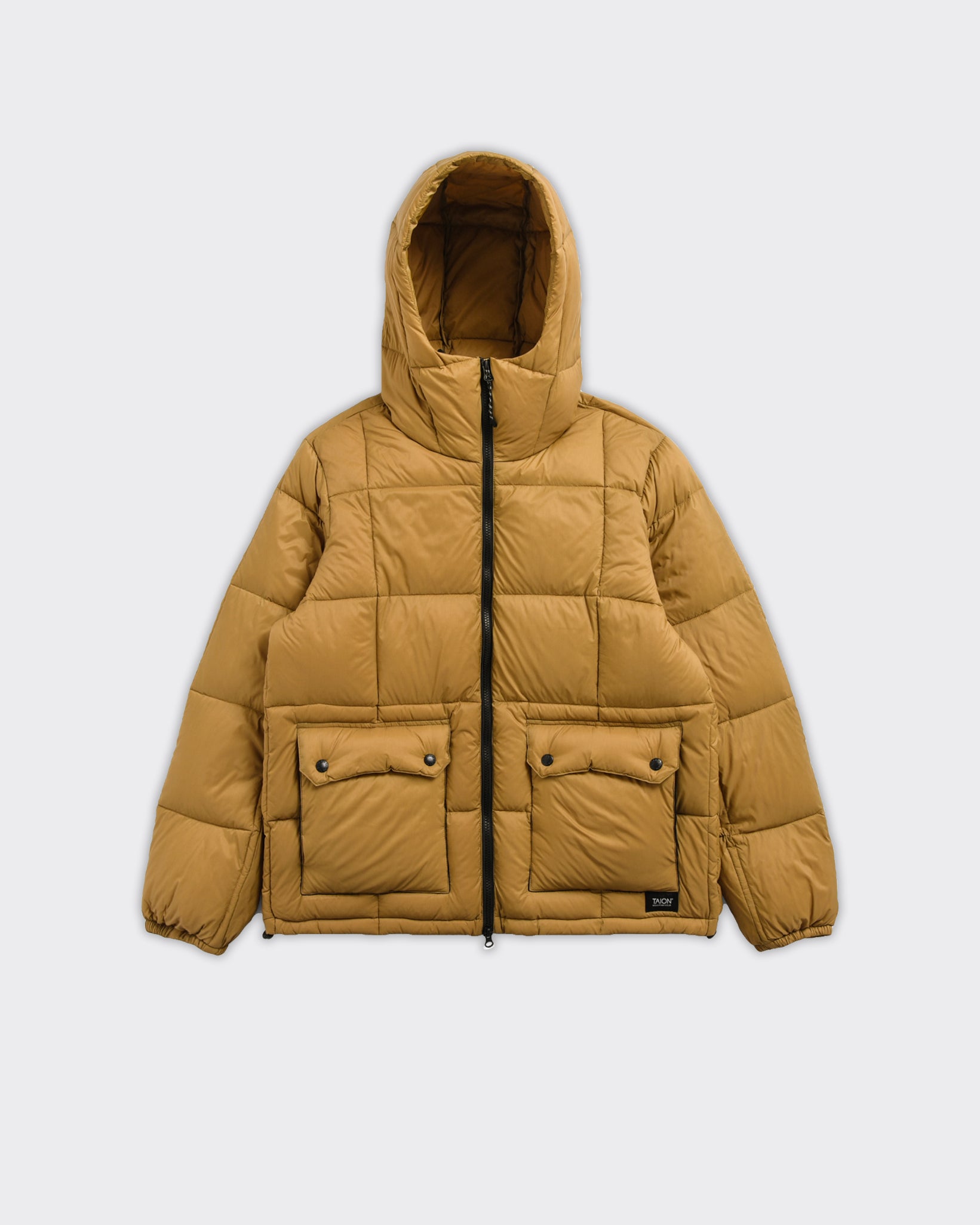 Giacca Volume Hood Down Packable Beige