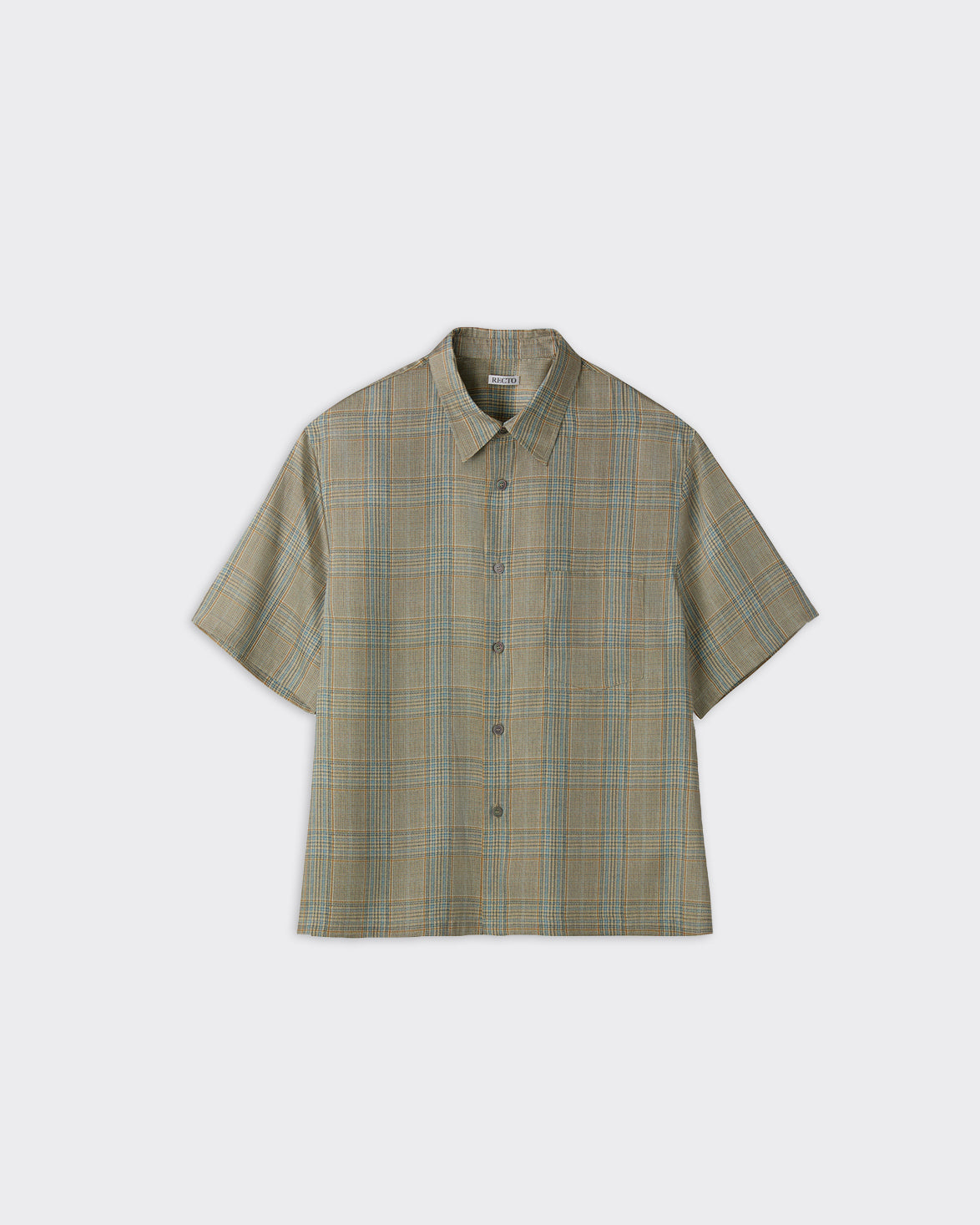 Camicia 70S Vintage Check Beige Khaki