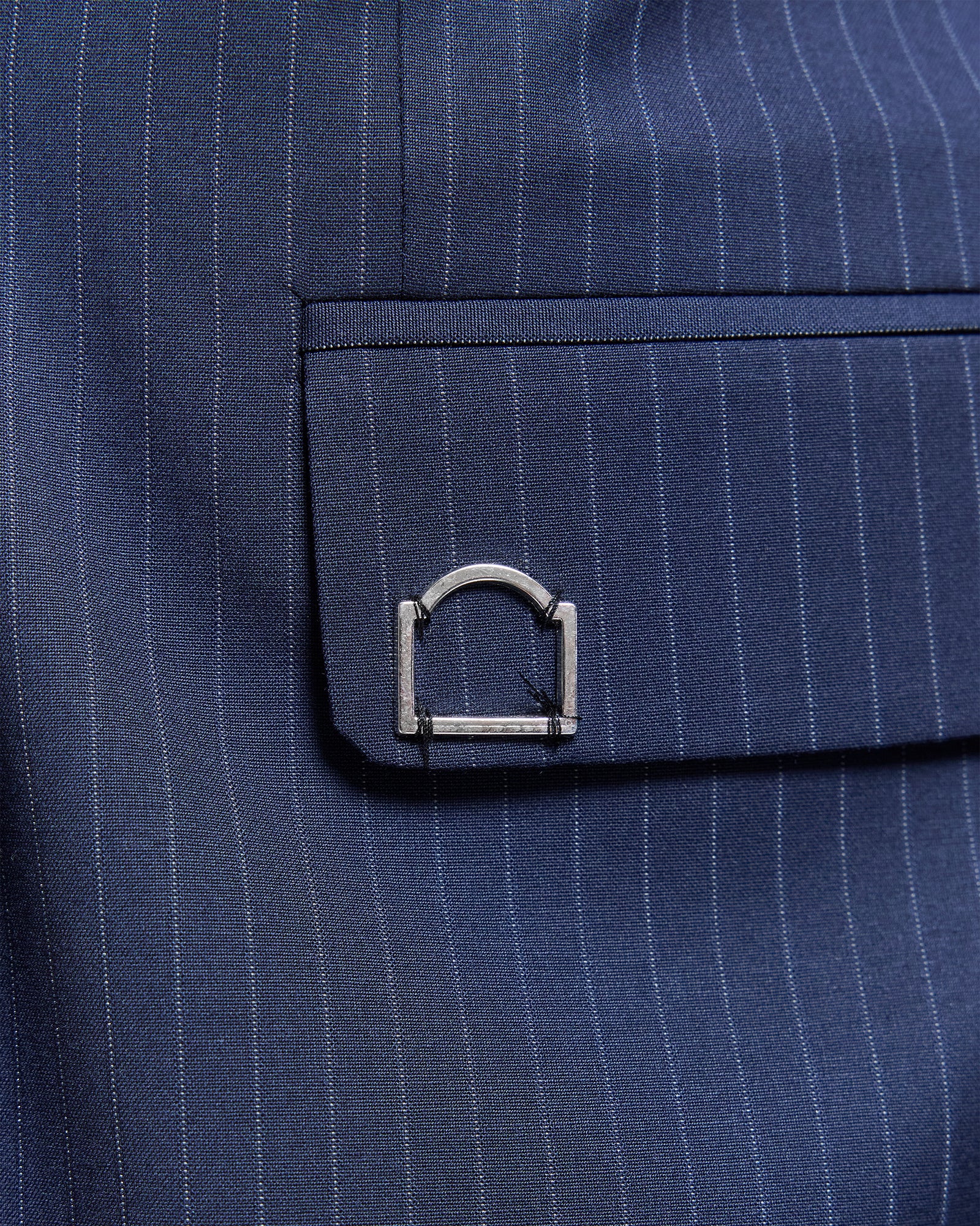 Blazer Signe Pinstripe Blu