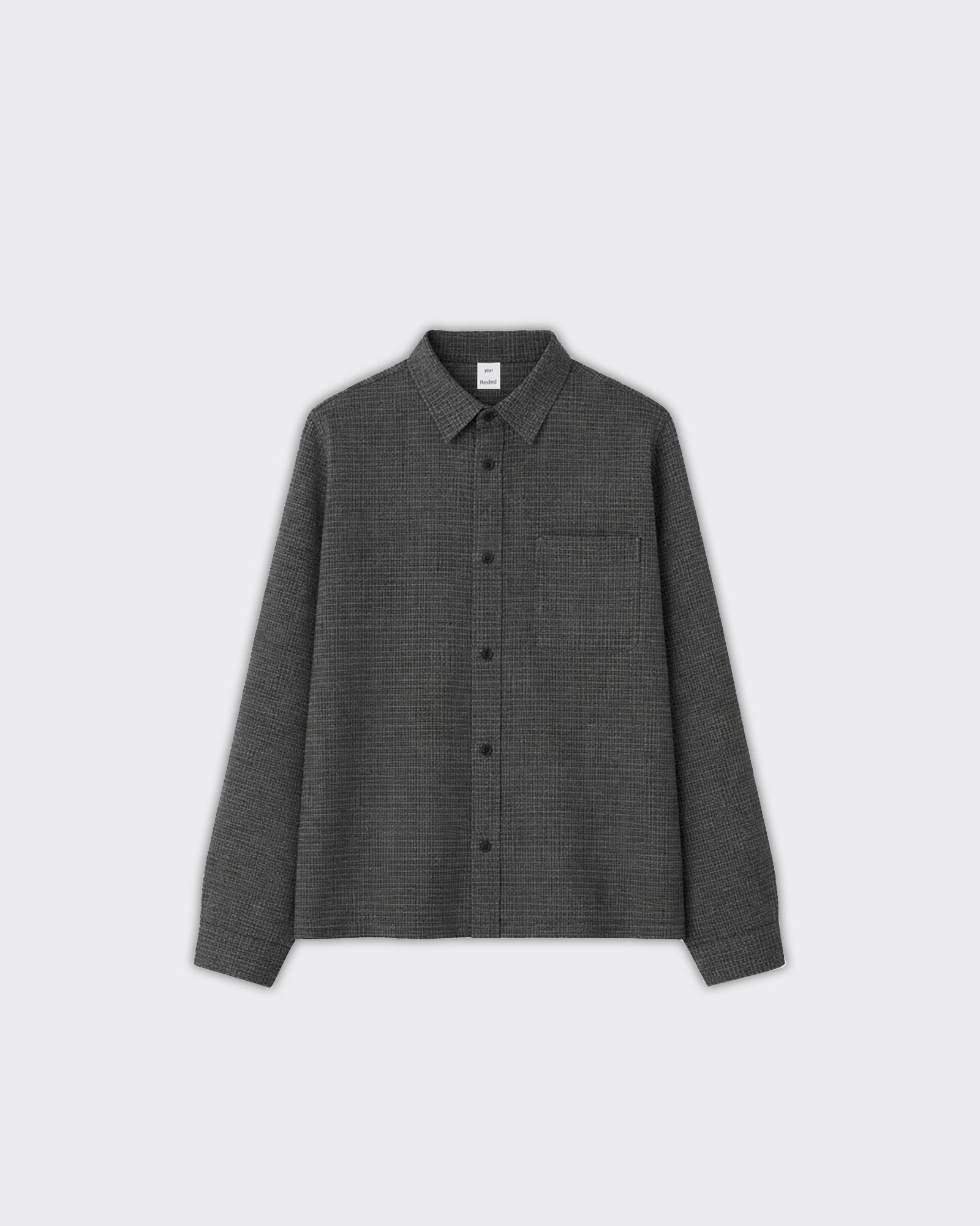 Camicia Maza Check Nera