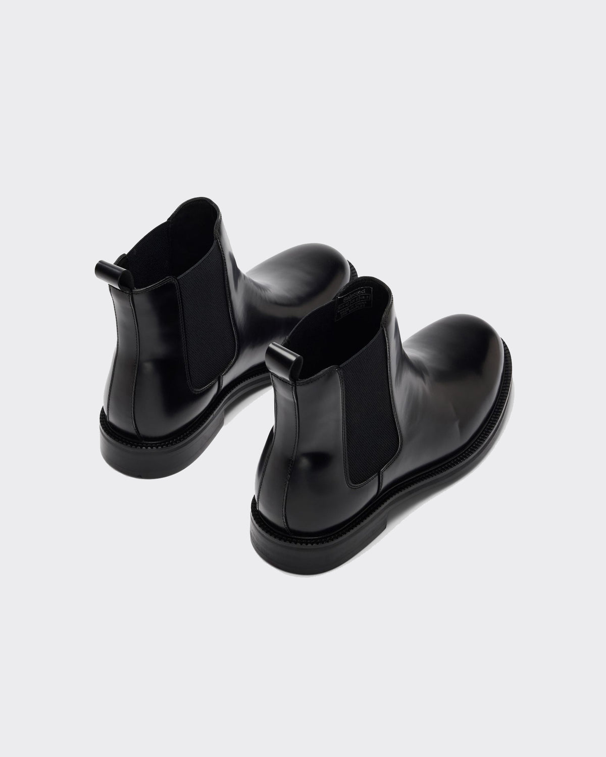 Stivale Chelsea Bobby Leather Nero